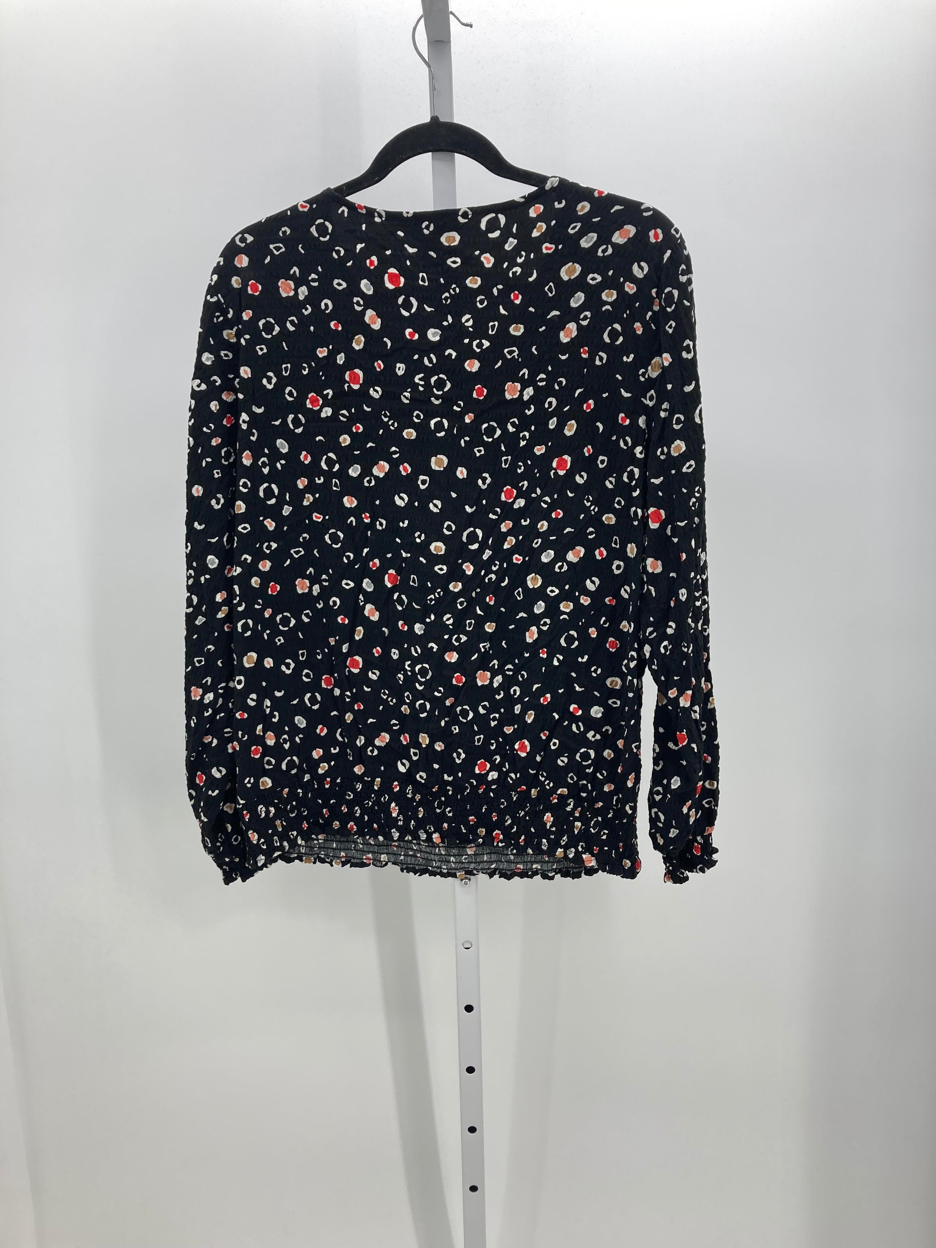 Christopher & Banks Size Large Misses Long Sleeve Shirt