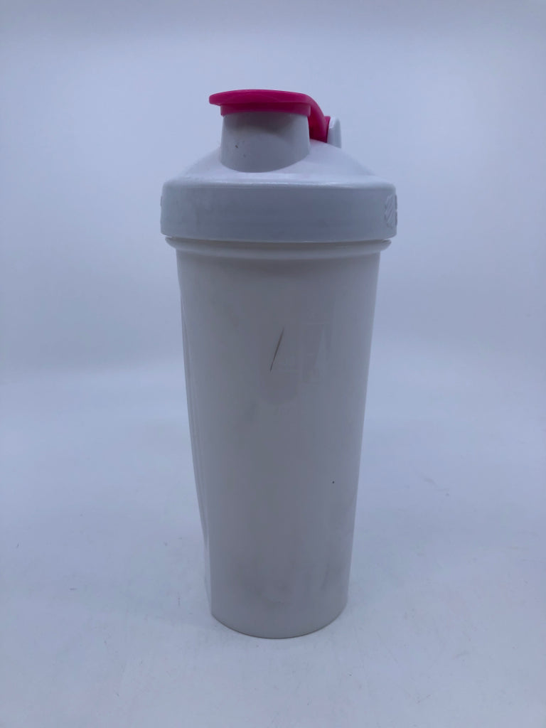 PINK/WHITE GHOST BLENDER BOTTLE.