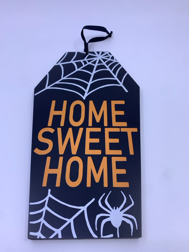 HOME SWEET HOME COFFIN WALL HANGING.