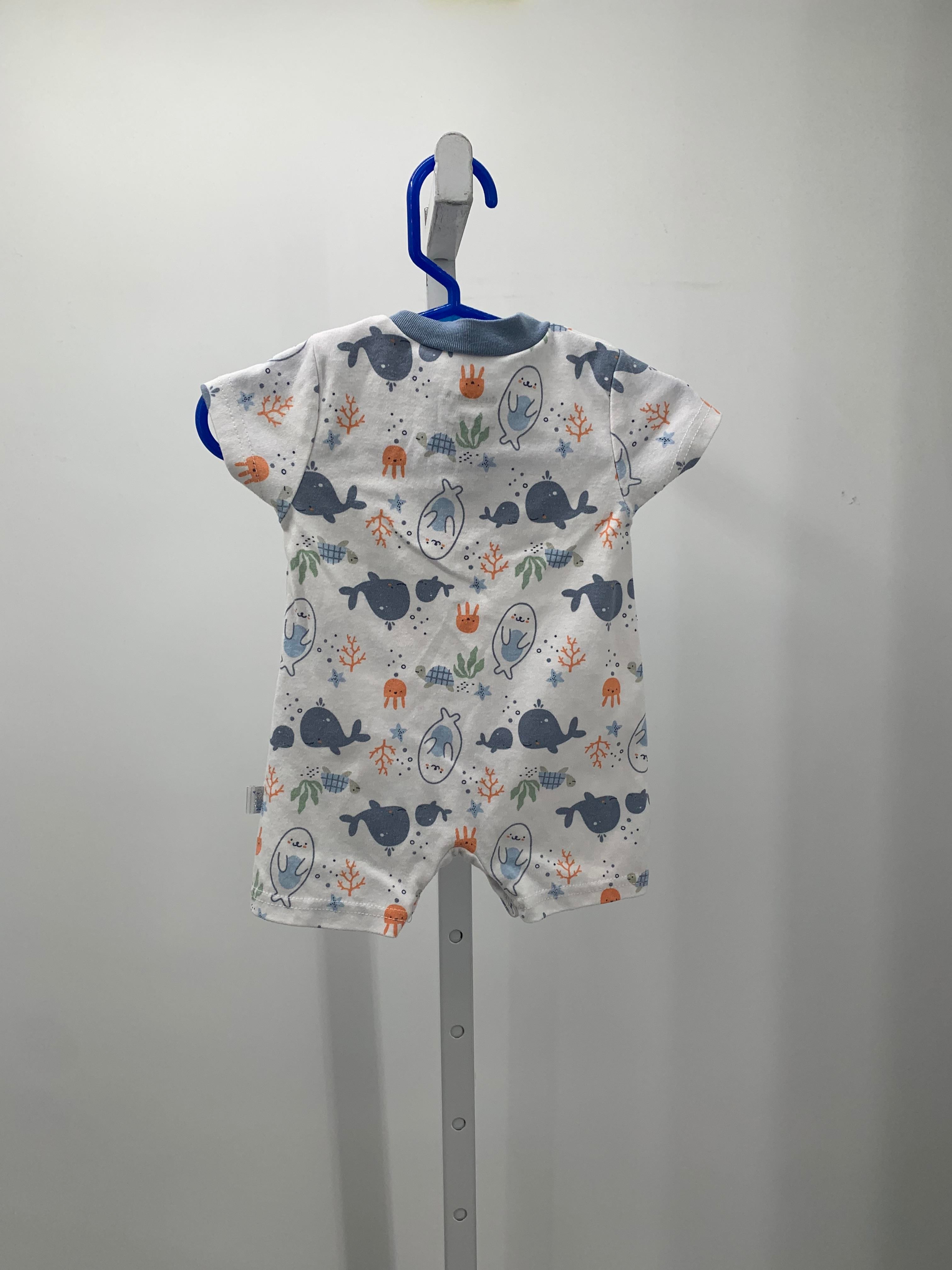 Duck Duck Goose Size 3-6 Months Boys Short Slv. Romper