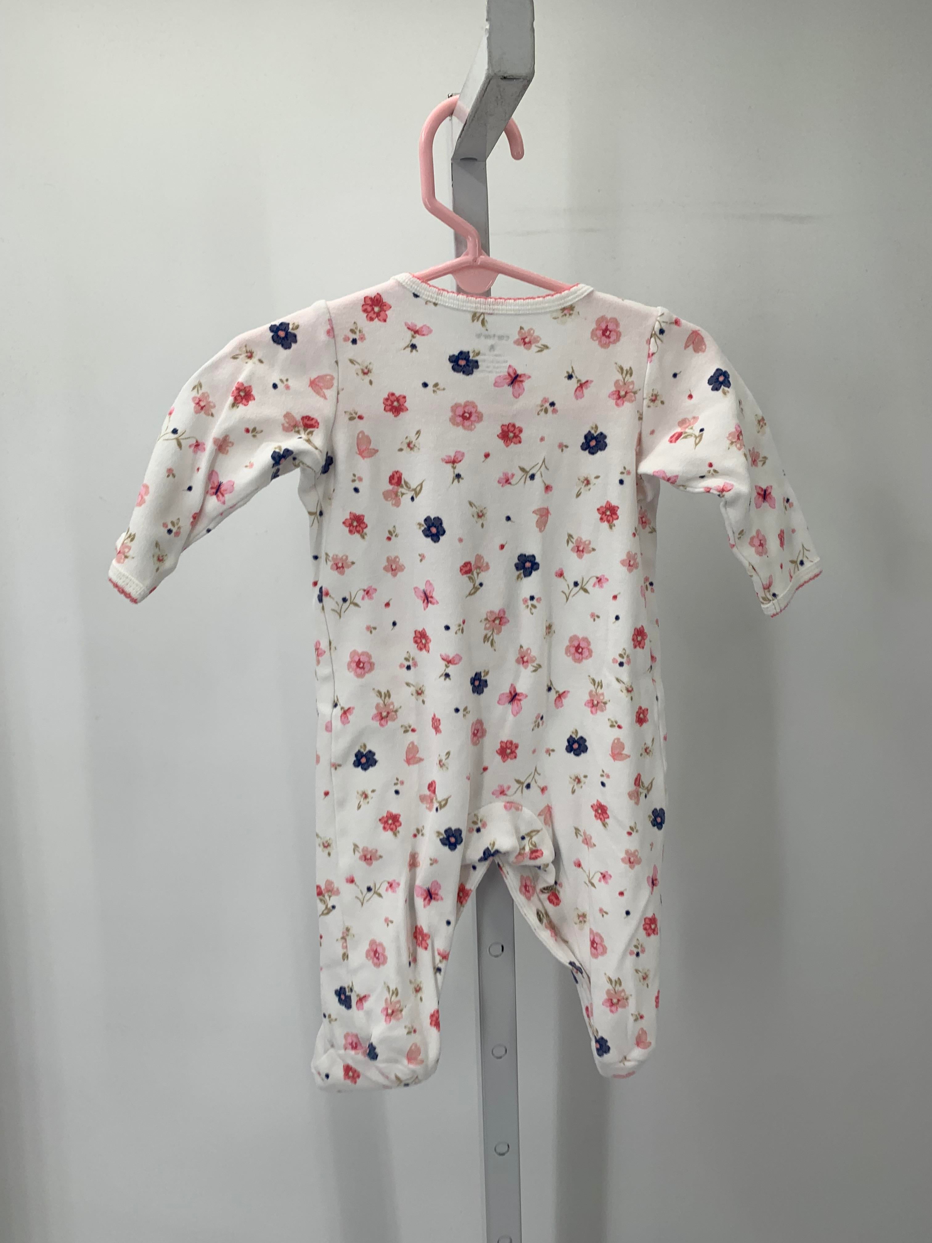 Carters Size 6 Months Girls Long Slv. Romper