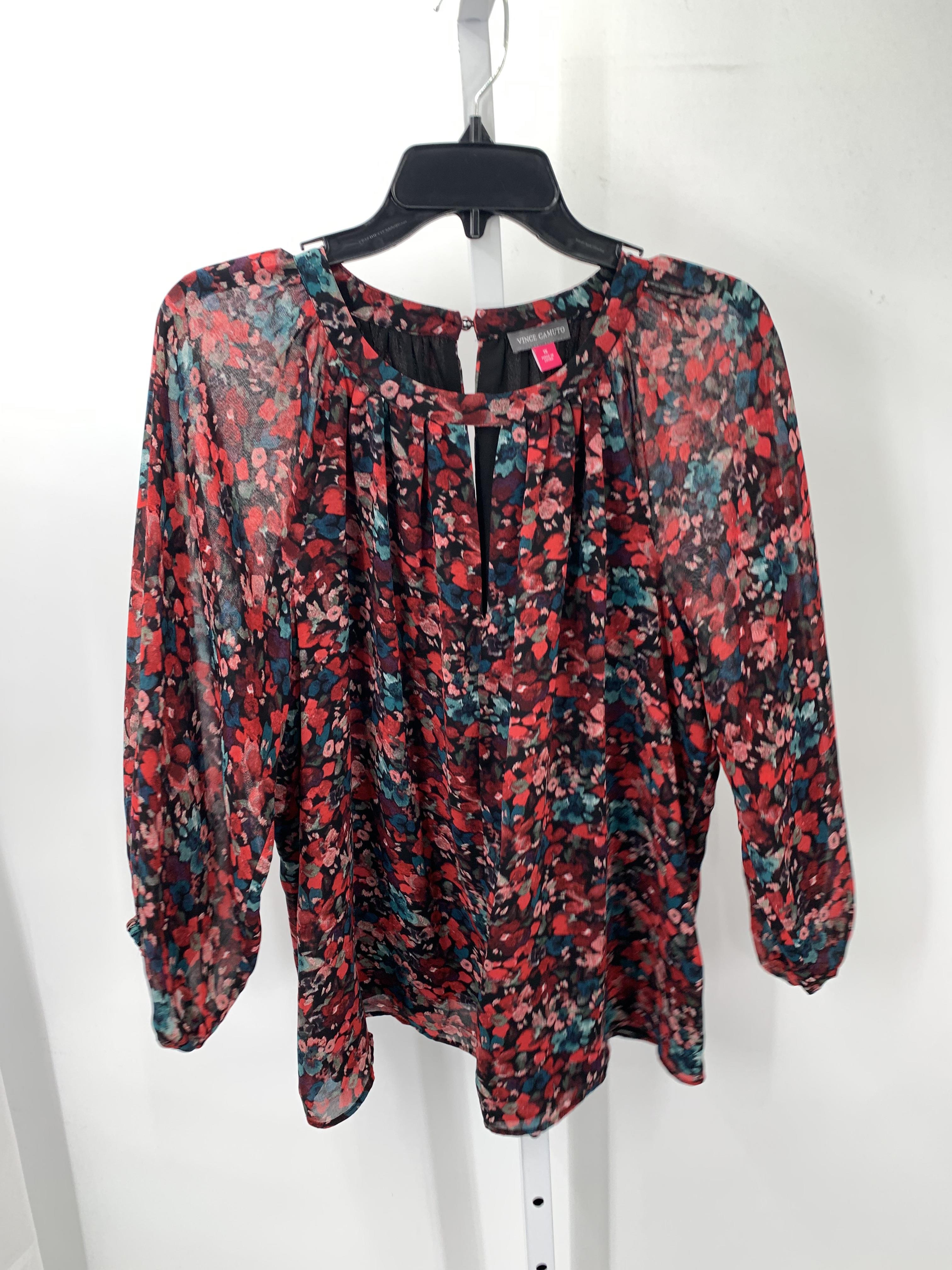 Vince Camuto Size 1X Womens 3/4 Sleeve Shirt