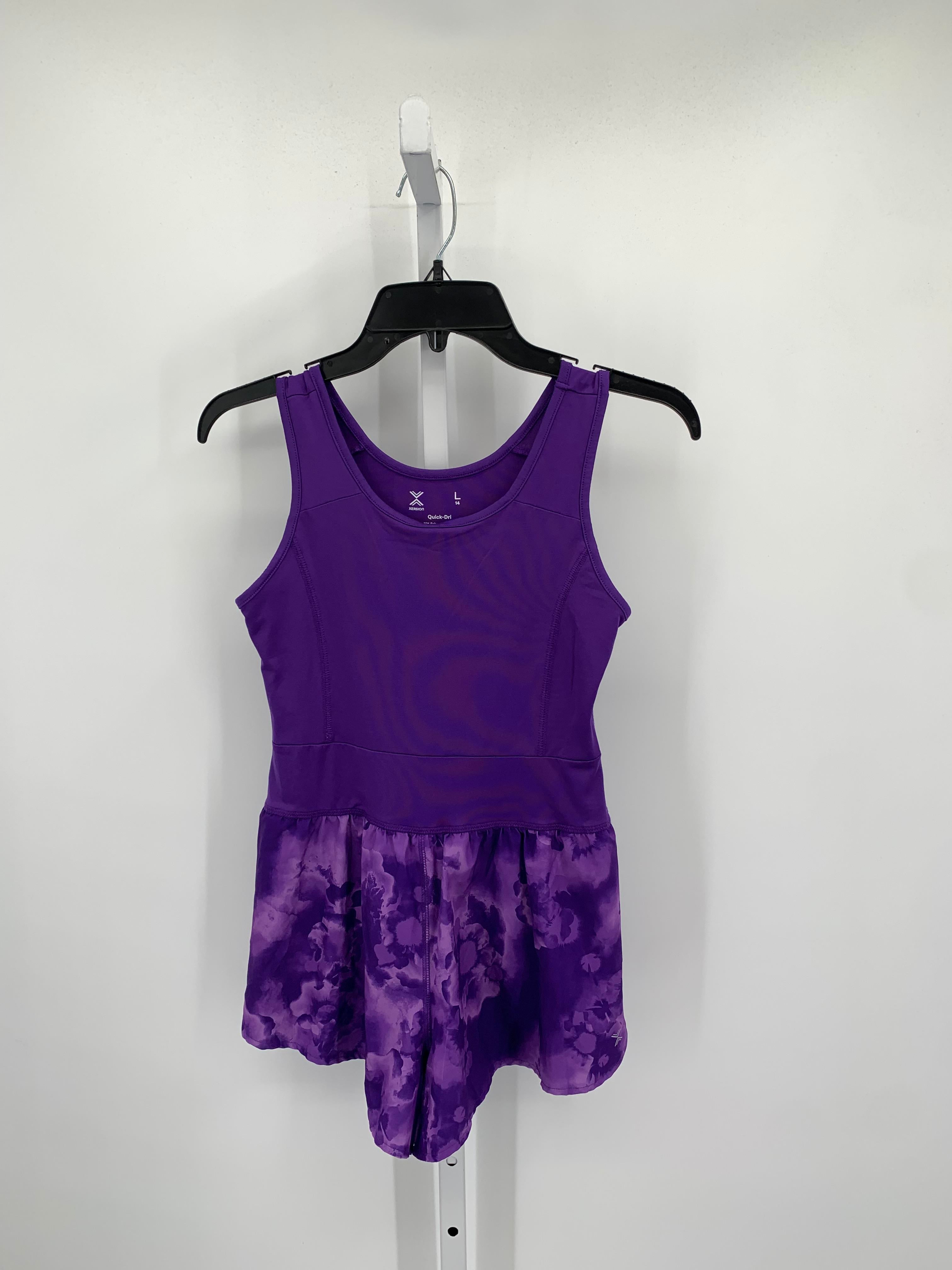 Xersion Size 14 Girls Sleeveless Romper