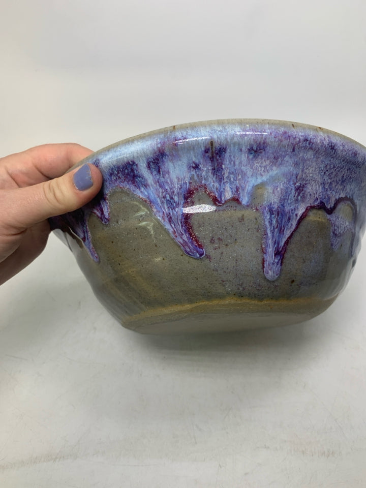 HEAVE BLUE/PURPLE BOWL.