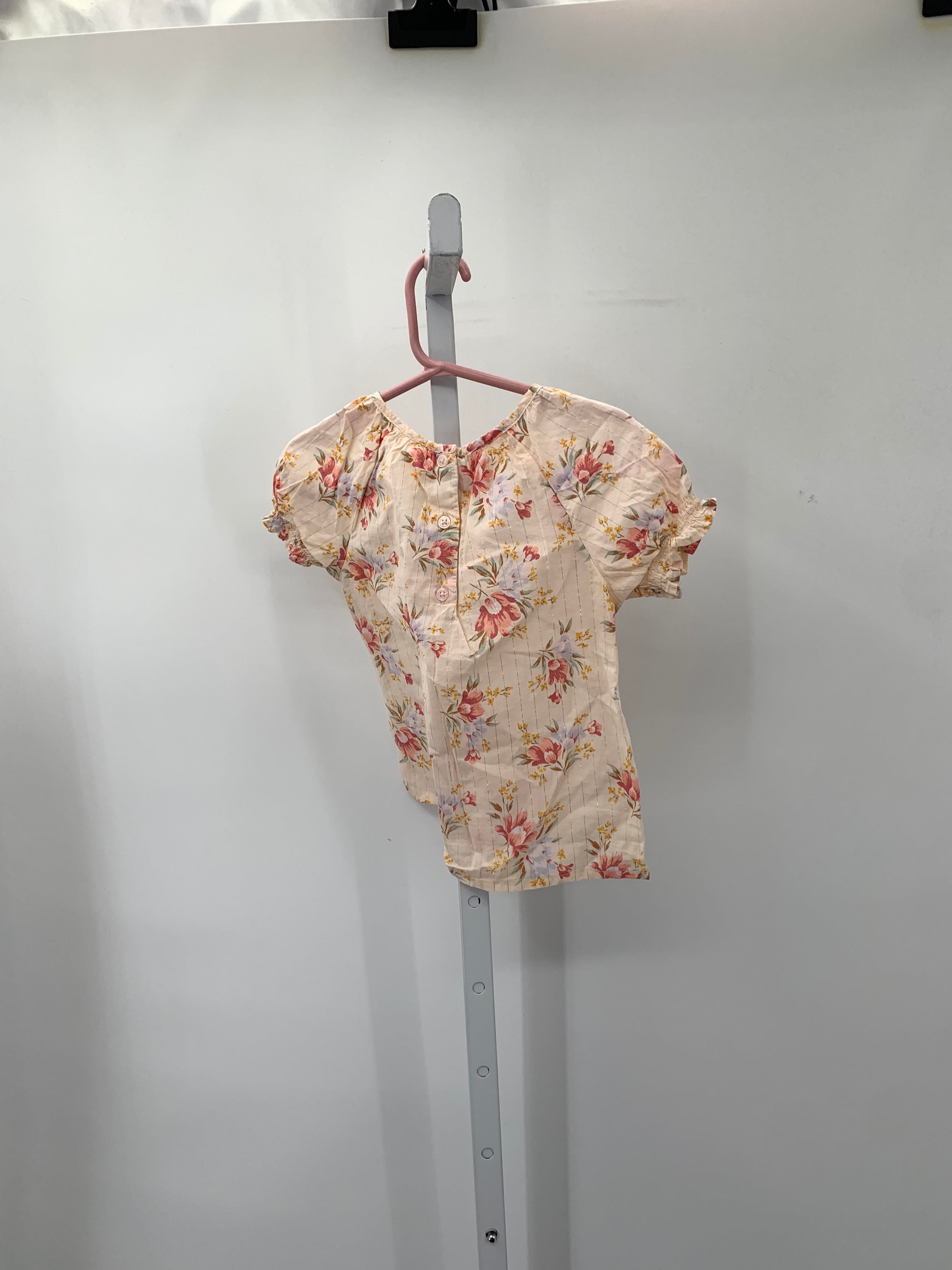 Osh Kosh Size 4T Girls Short Sleeve Shirt
