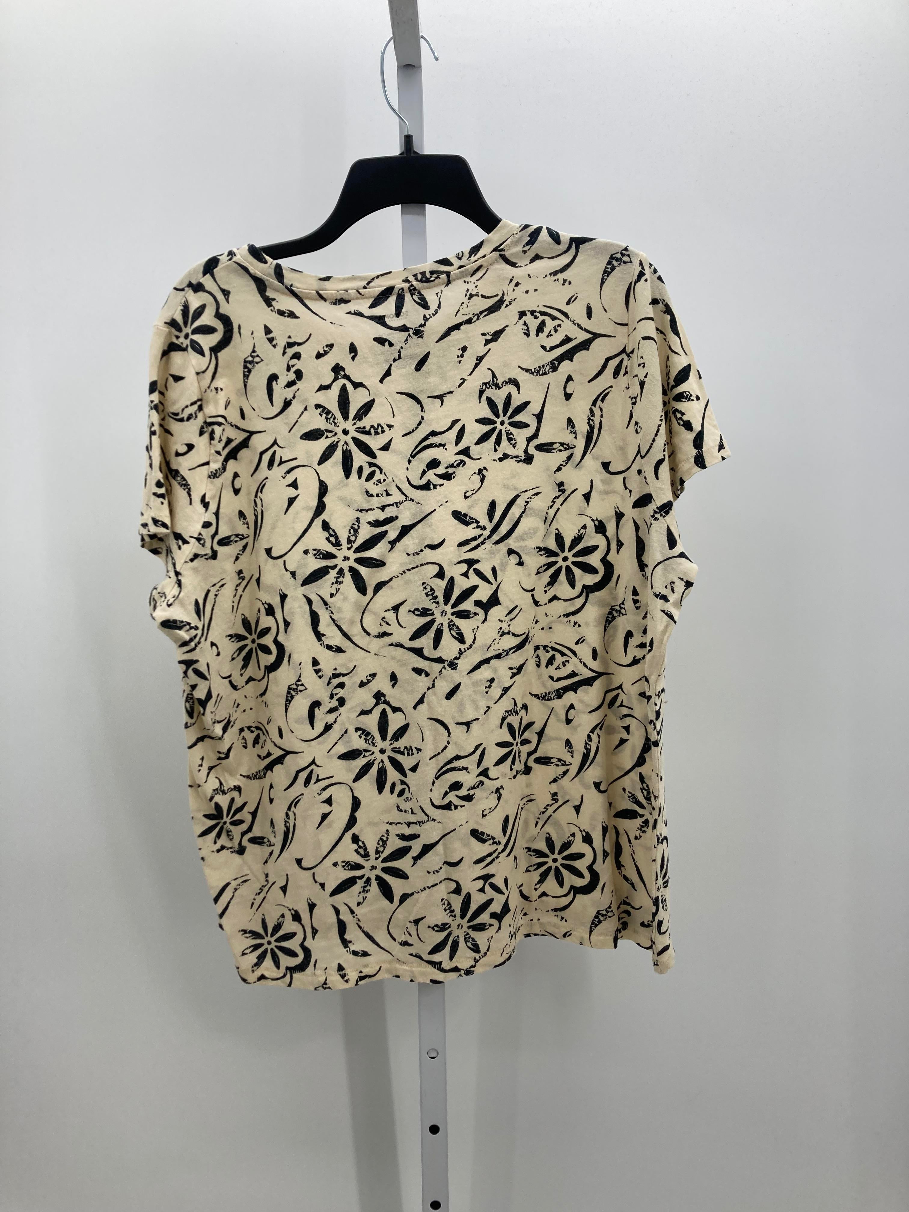 Sonoma Size Extra Large Misses Short Sleeve Shirt