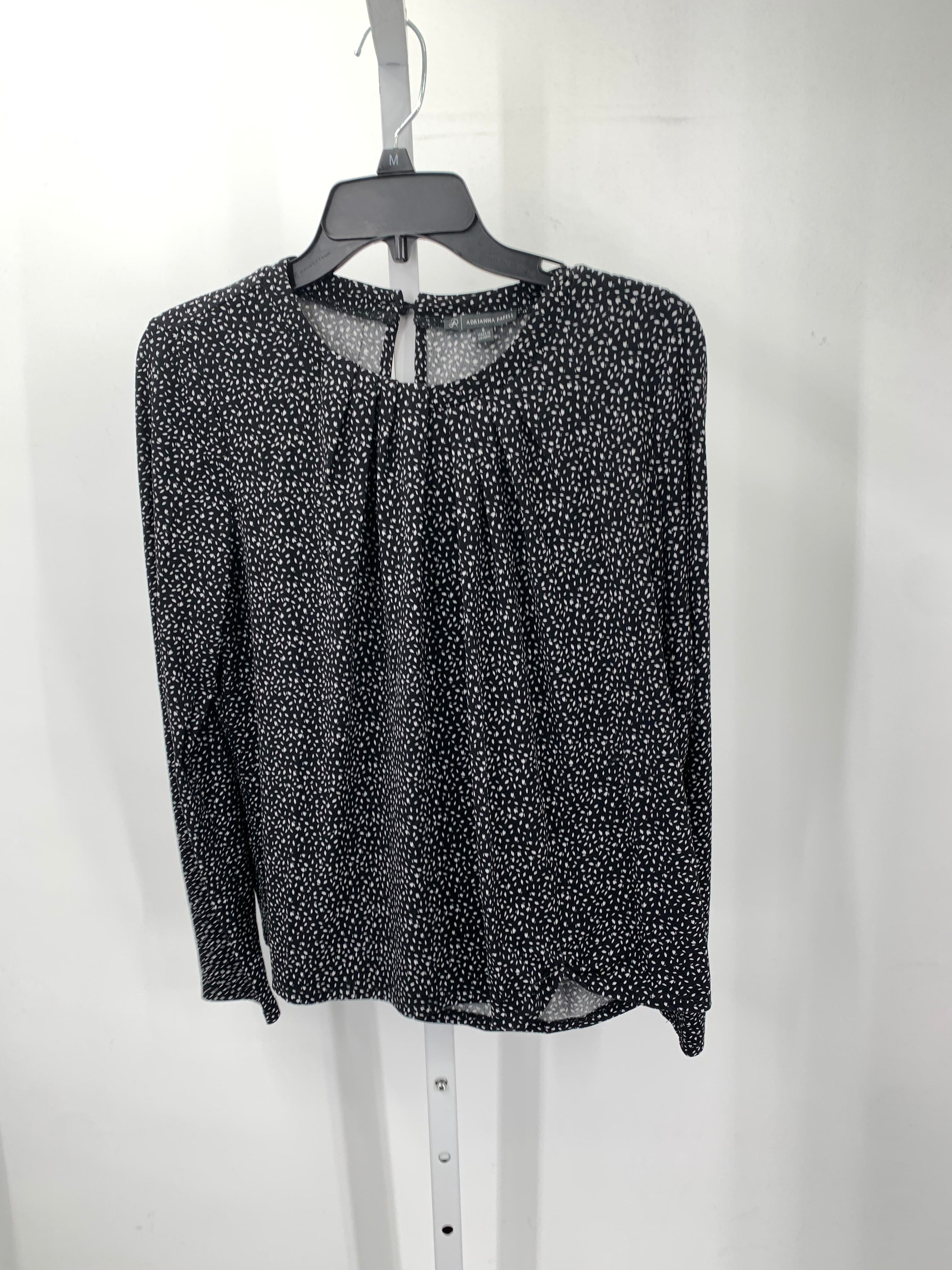 Adrianna Papell Size Small Misses Long Sleeve Shirt