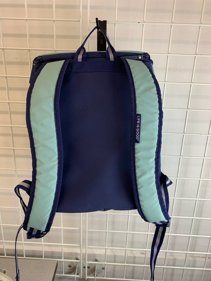 NWT "LIFE IS GOOD" 18 CAN BACKPACK COOLER.