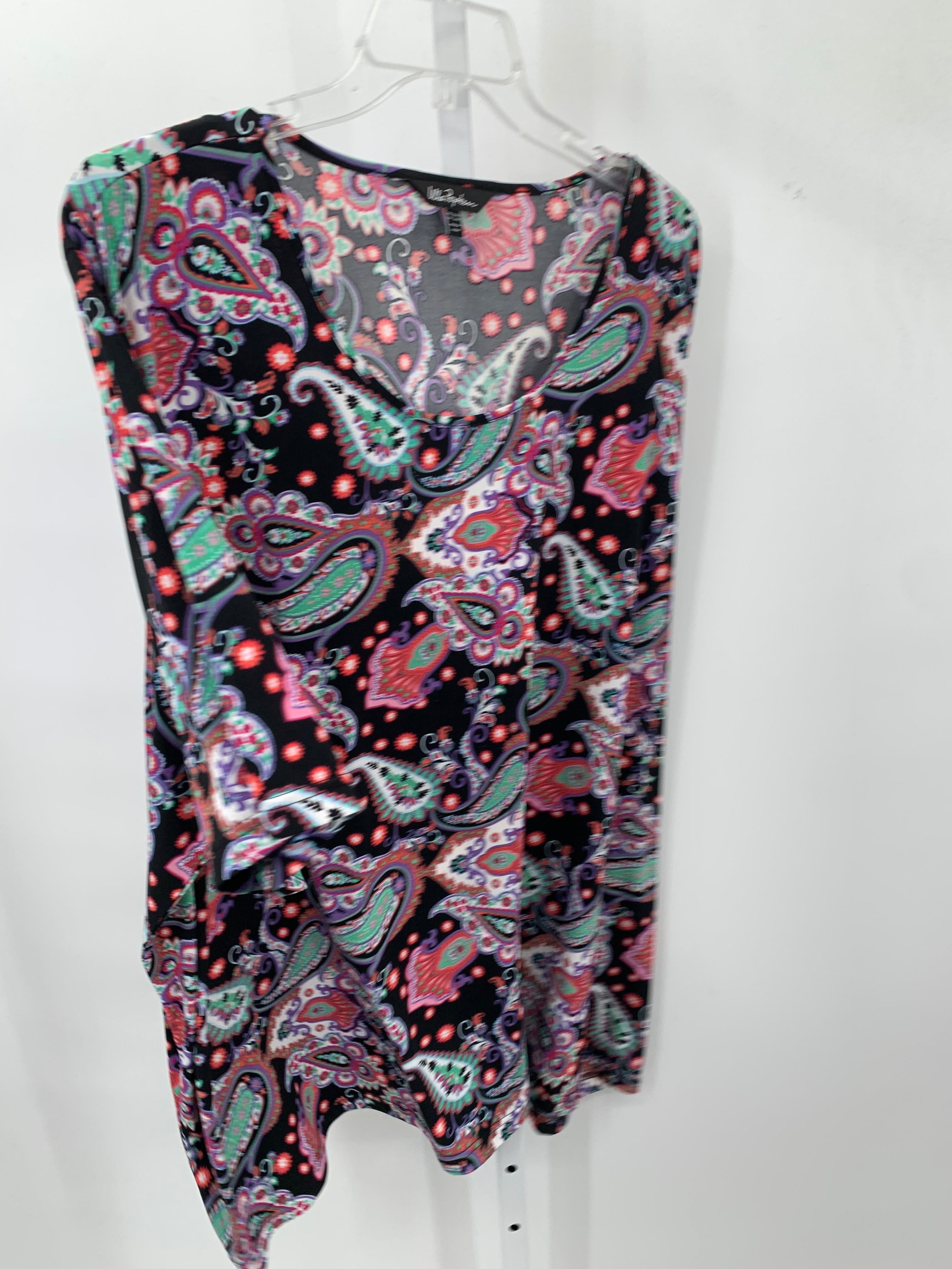Ulla Popken Size 22/24 W Womens Short Sleeve Shirt