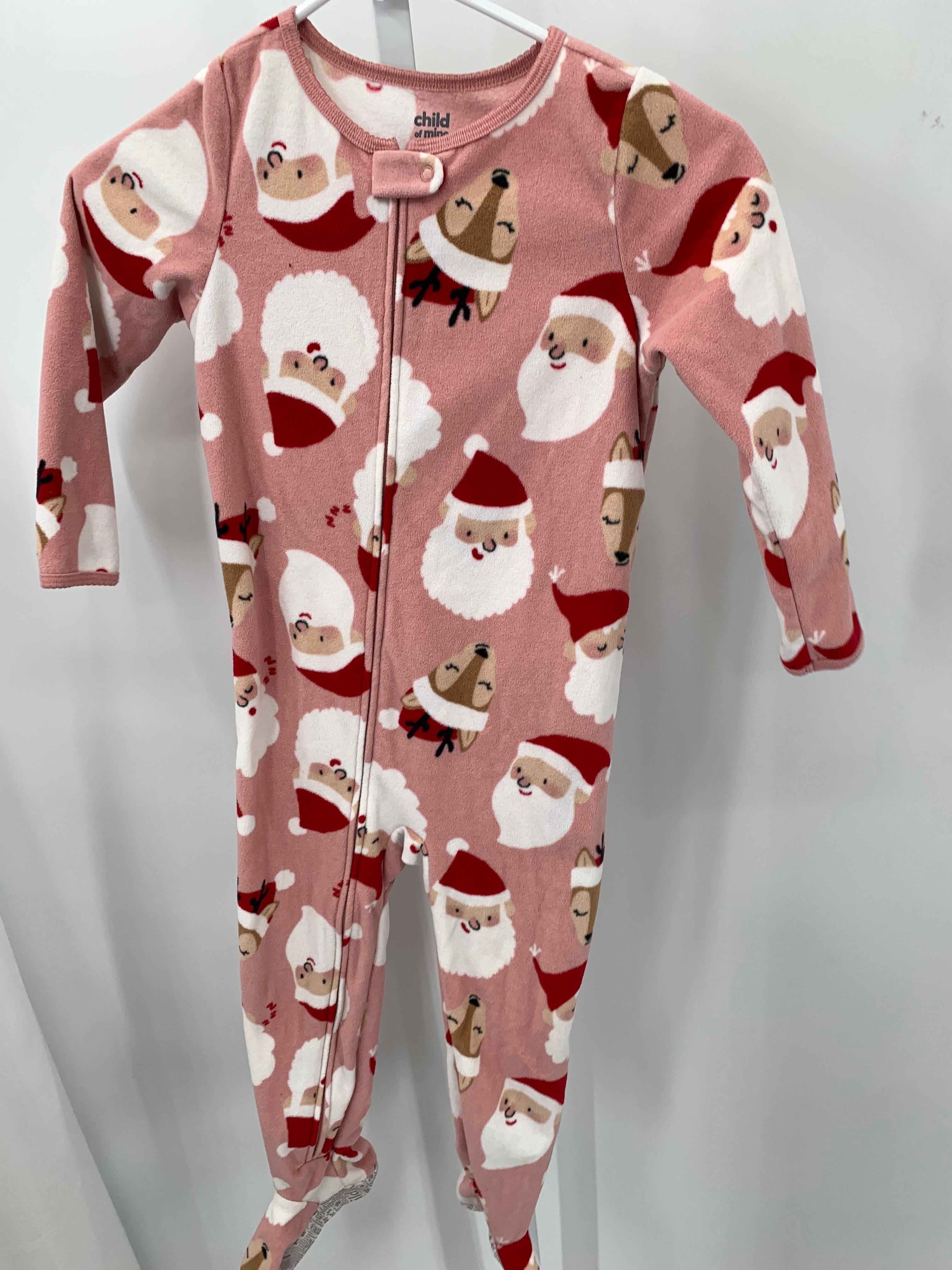 FLEECE SLEEPER SANTA AND REINDEER