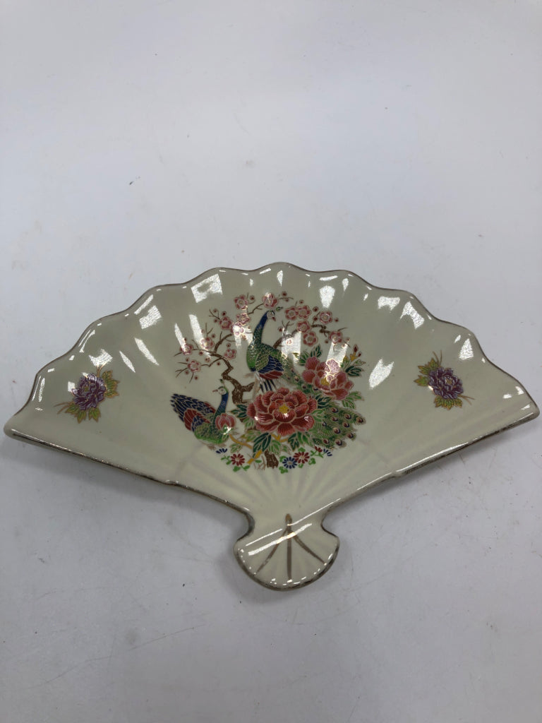 PEACOCK FAN DISH.