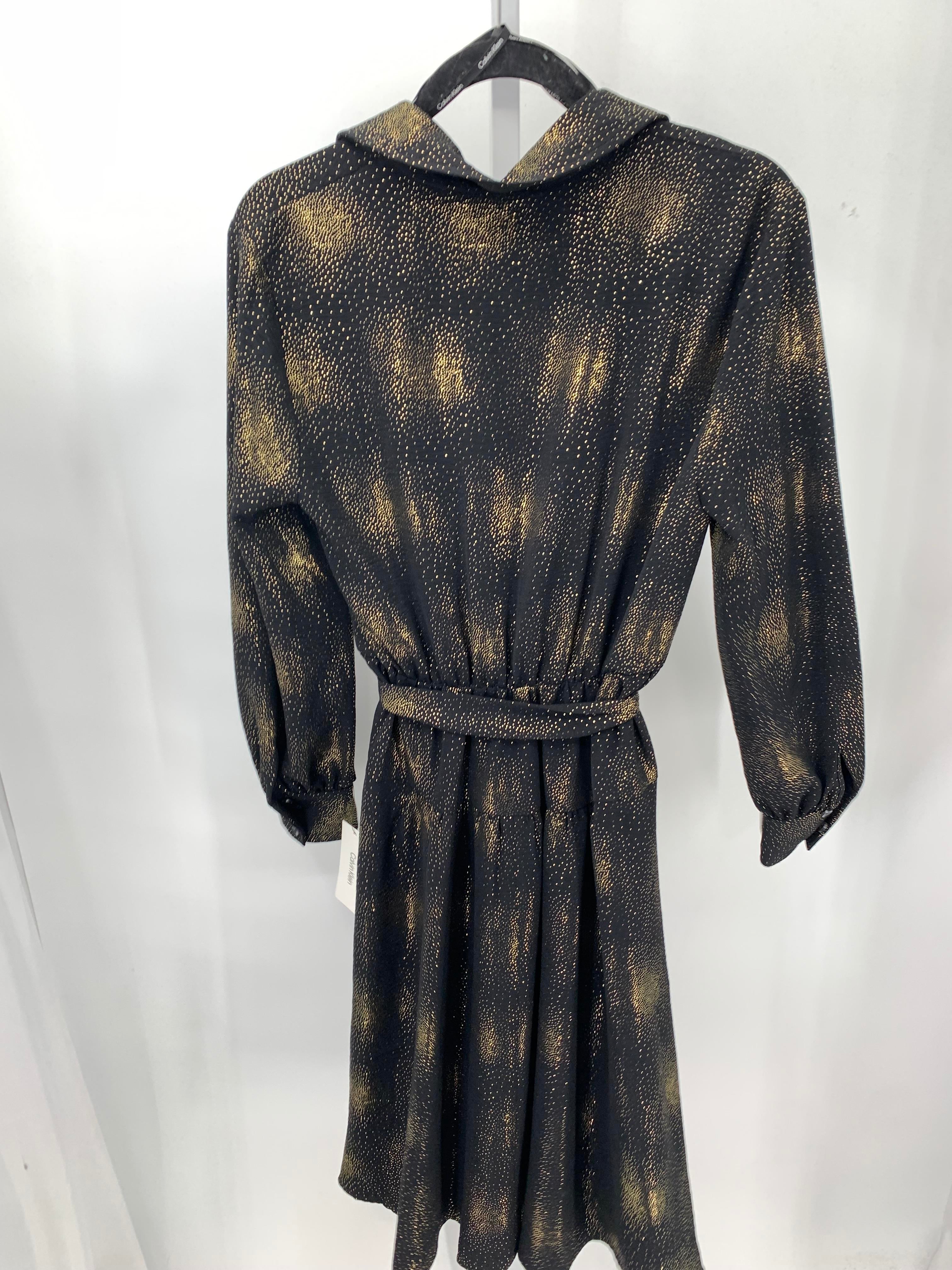 Calvin Klein Size 10 Misses Long Sleeve Dress