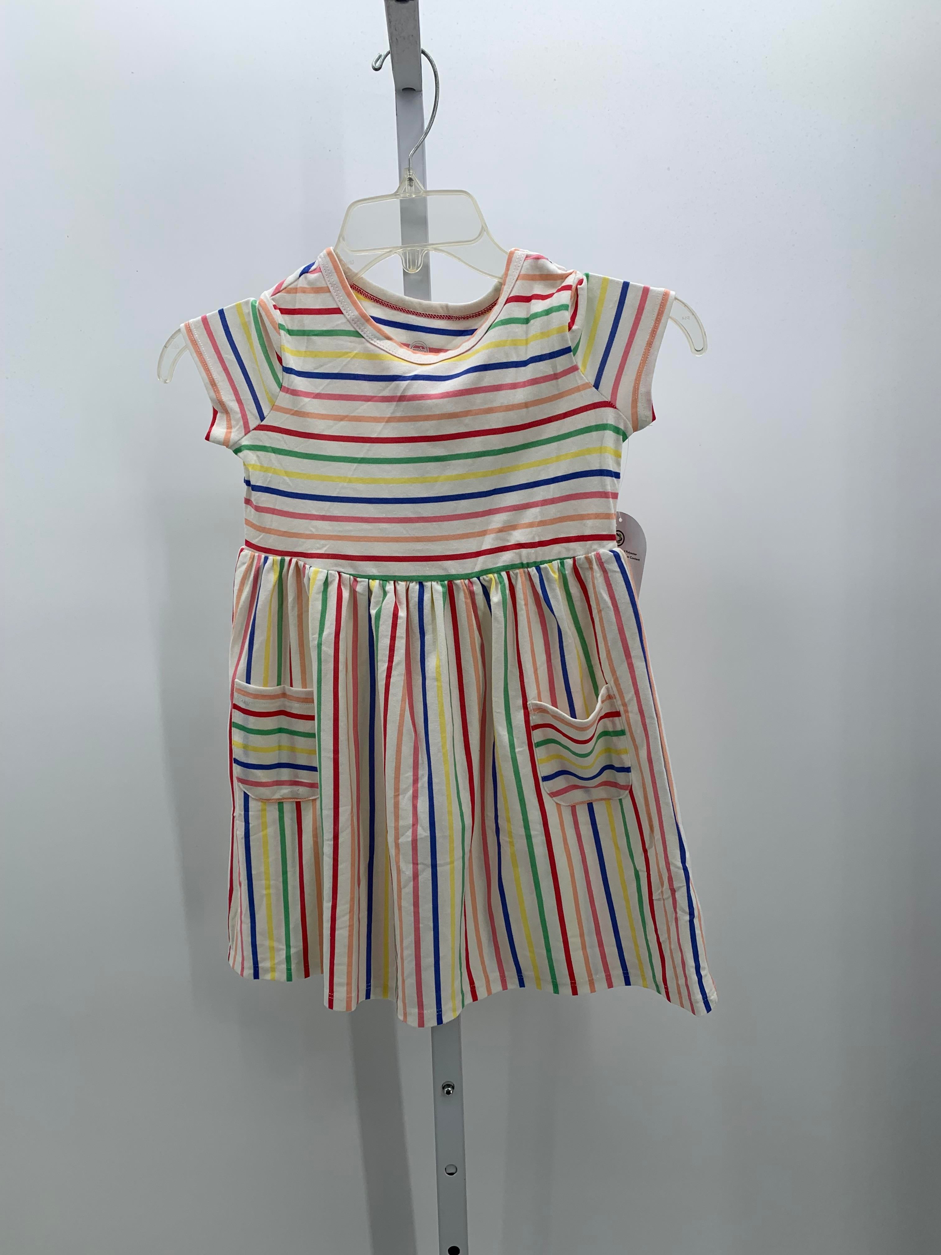 Wonder Nation Size 5T Girls Short Sleeve Dress
