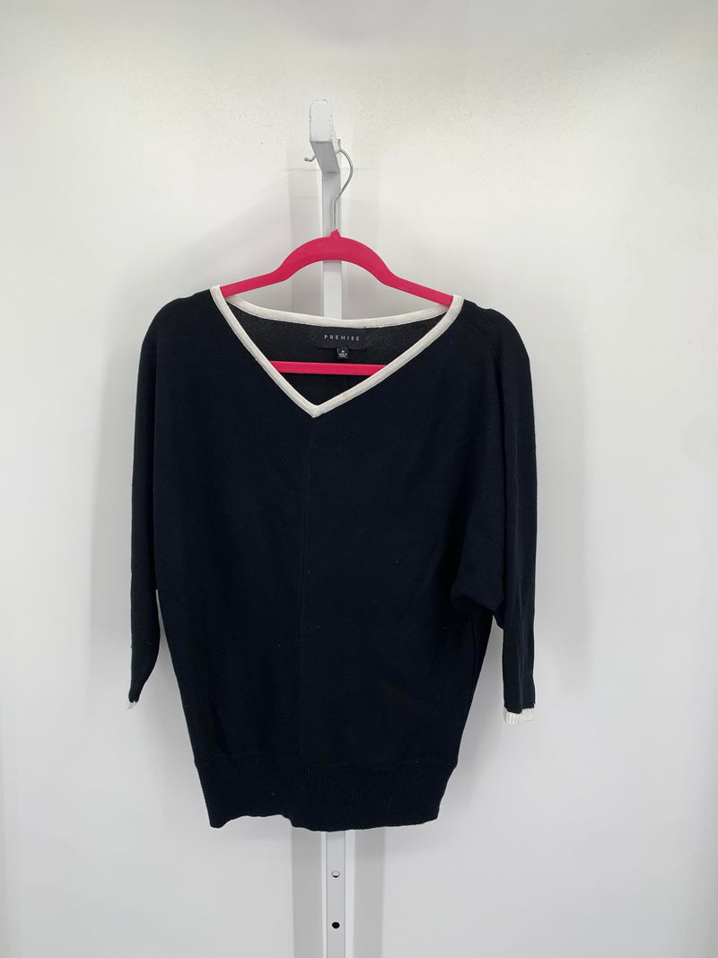 Premise Size Medium Misses 3/4 Sleeve Sweater