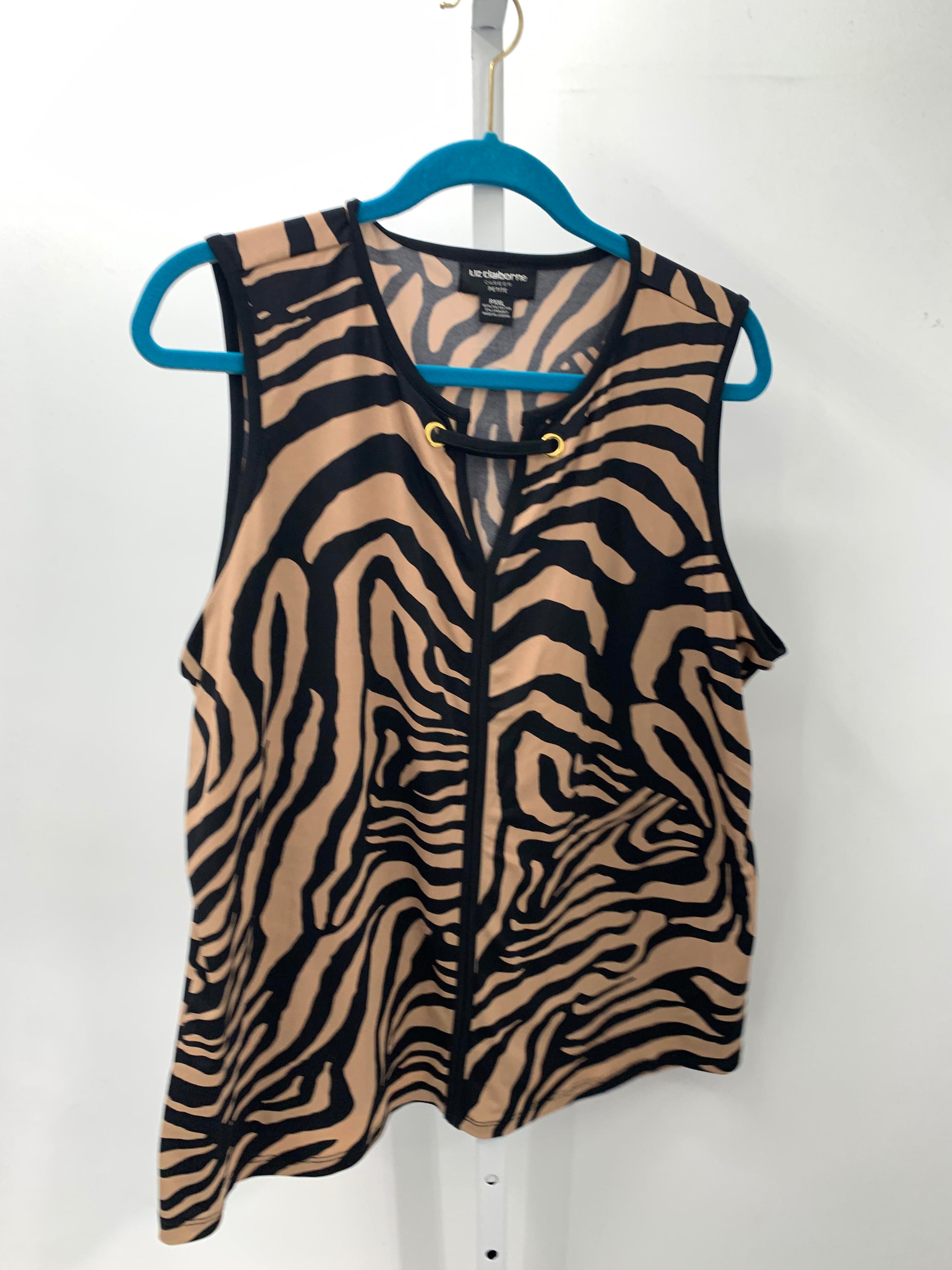 Liz Claiborne Size XX Large Petite Petite Sleeveless Shirt