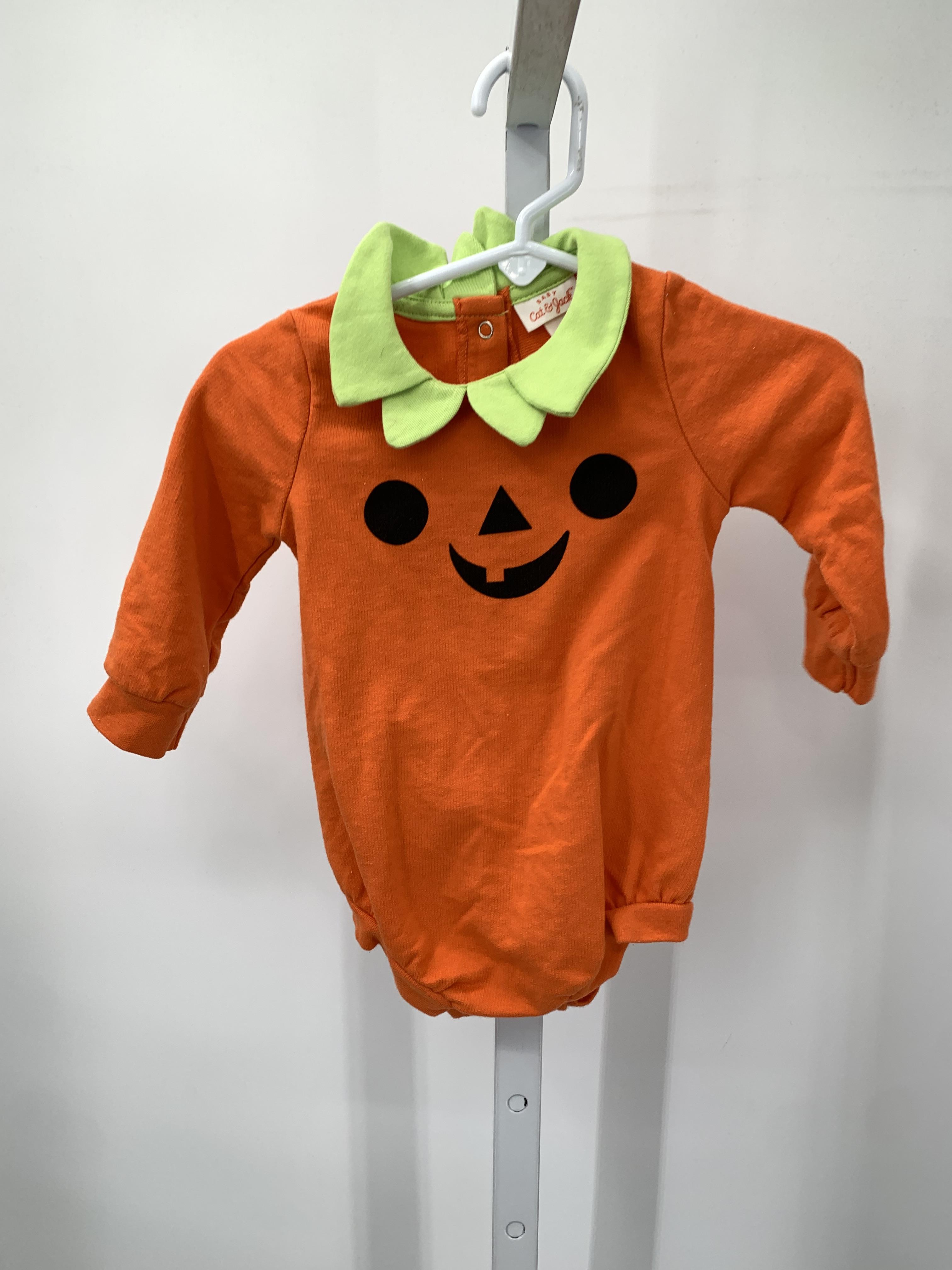 LONG SLV SHIRT JACK-O-LANTERN KNIT