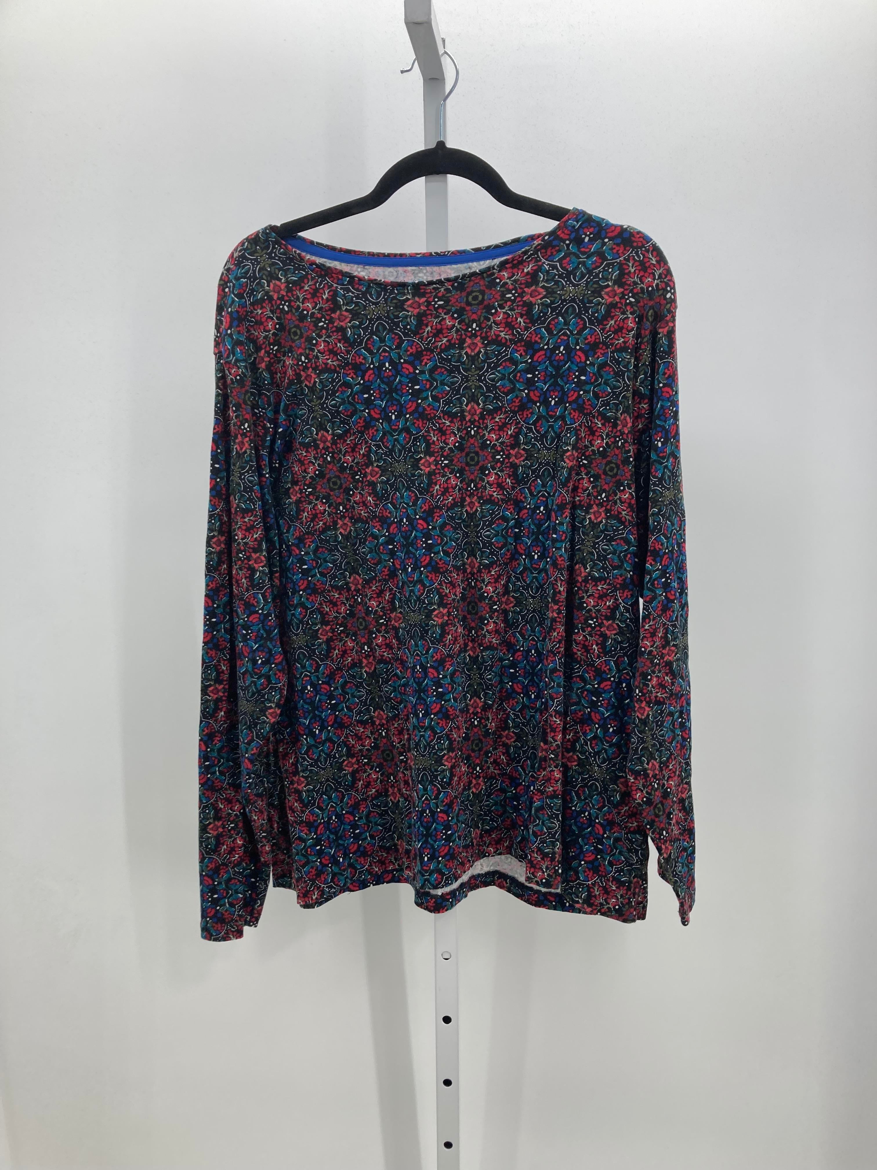 Croft & Barrow Size 2X Womens Long Sleeve Shirt