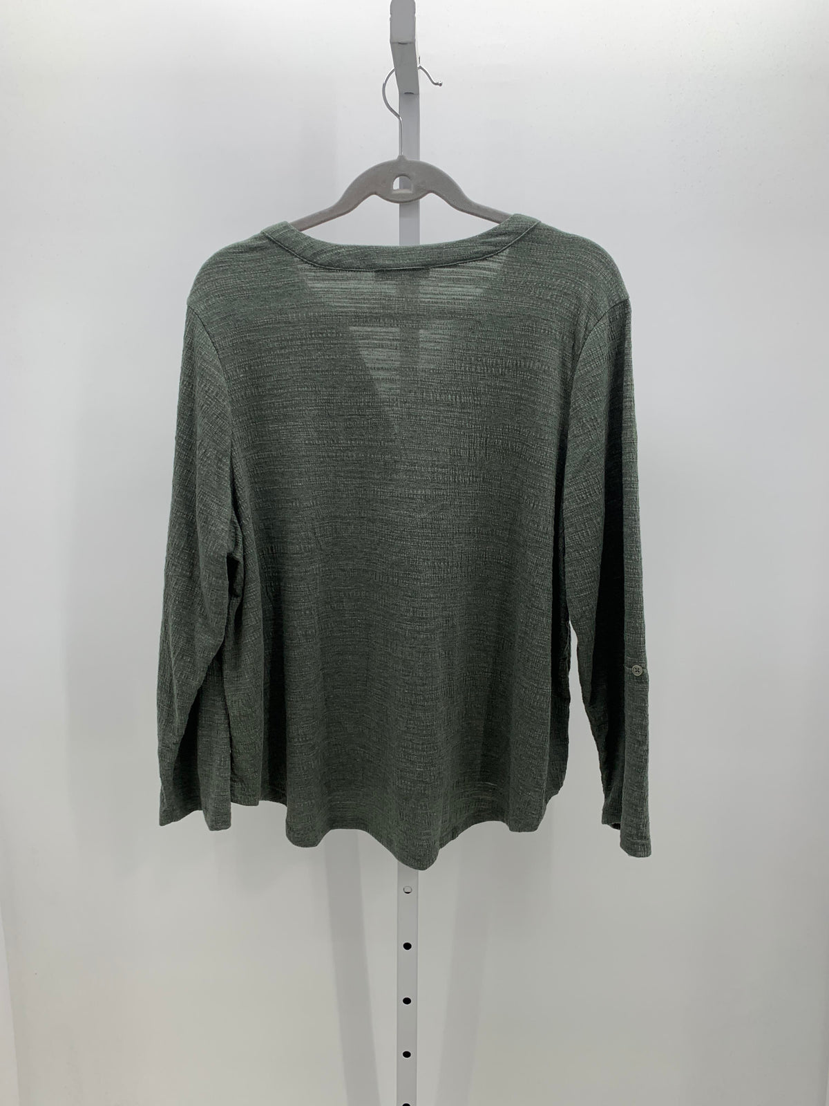 Cable & Gauge Size 2X Womens Long Sleeve Shirt