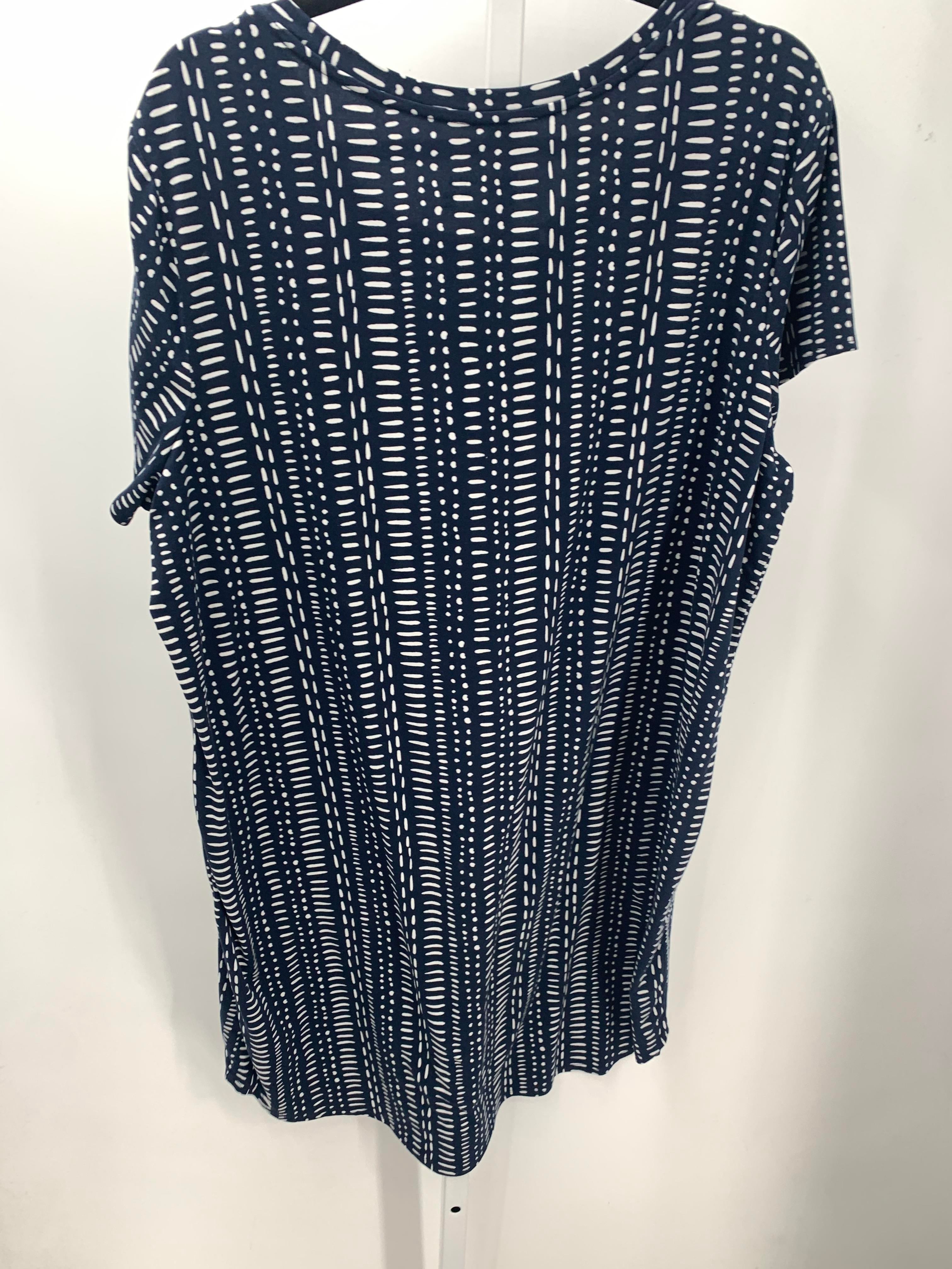 Size 1X Womens Short Sleeve Dress