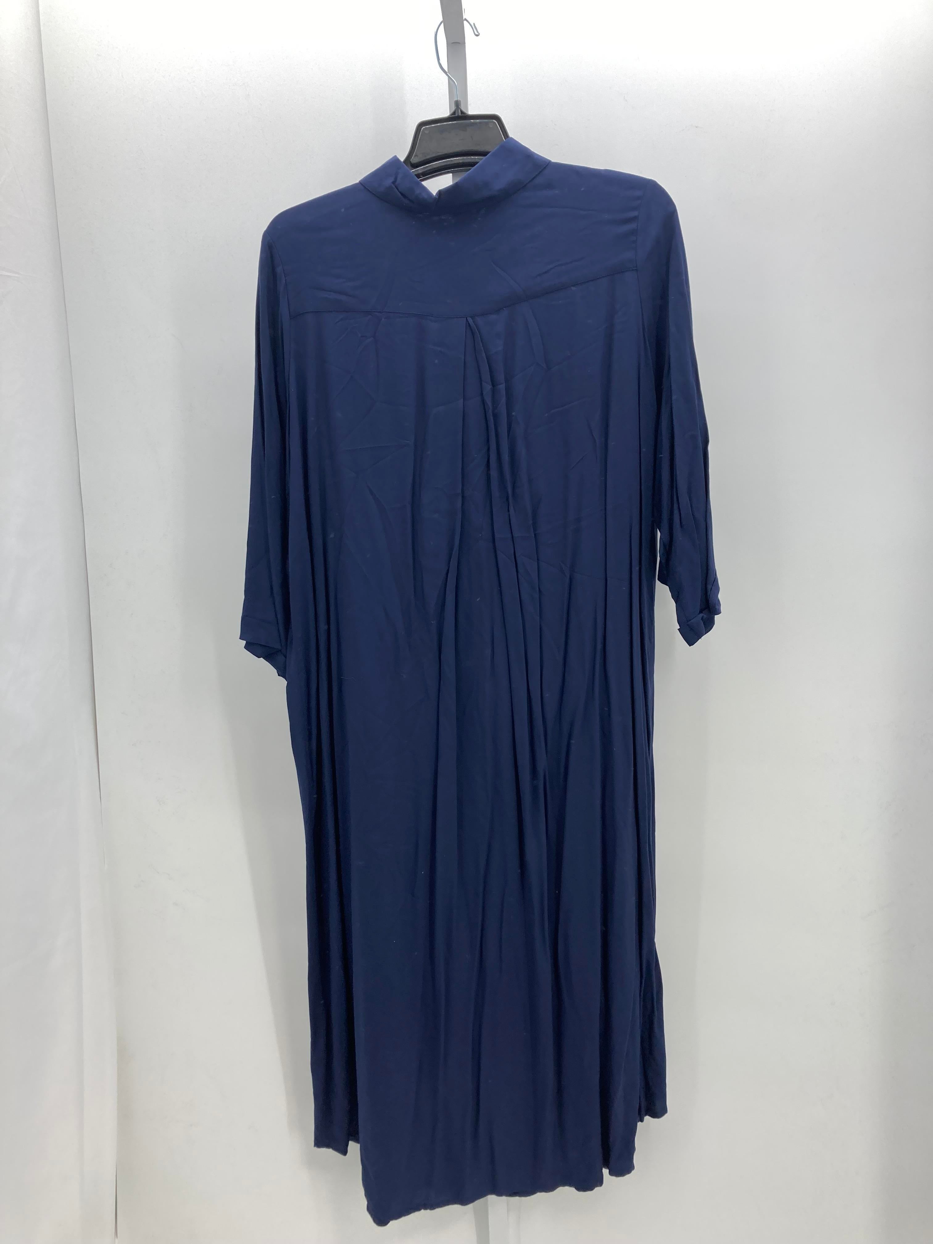 Roaman's Size 18 W Womens 3/4 Sleeve Dress