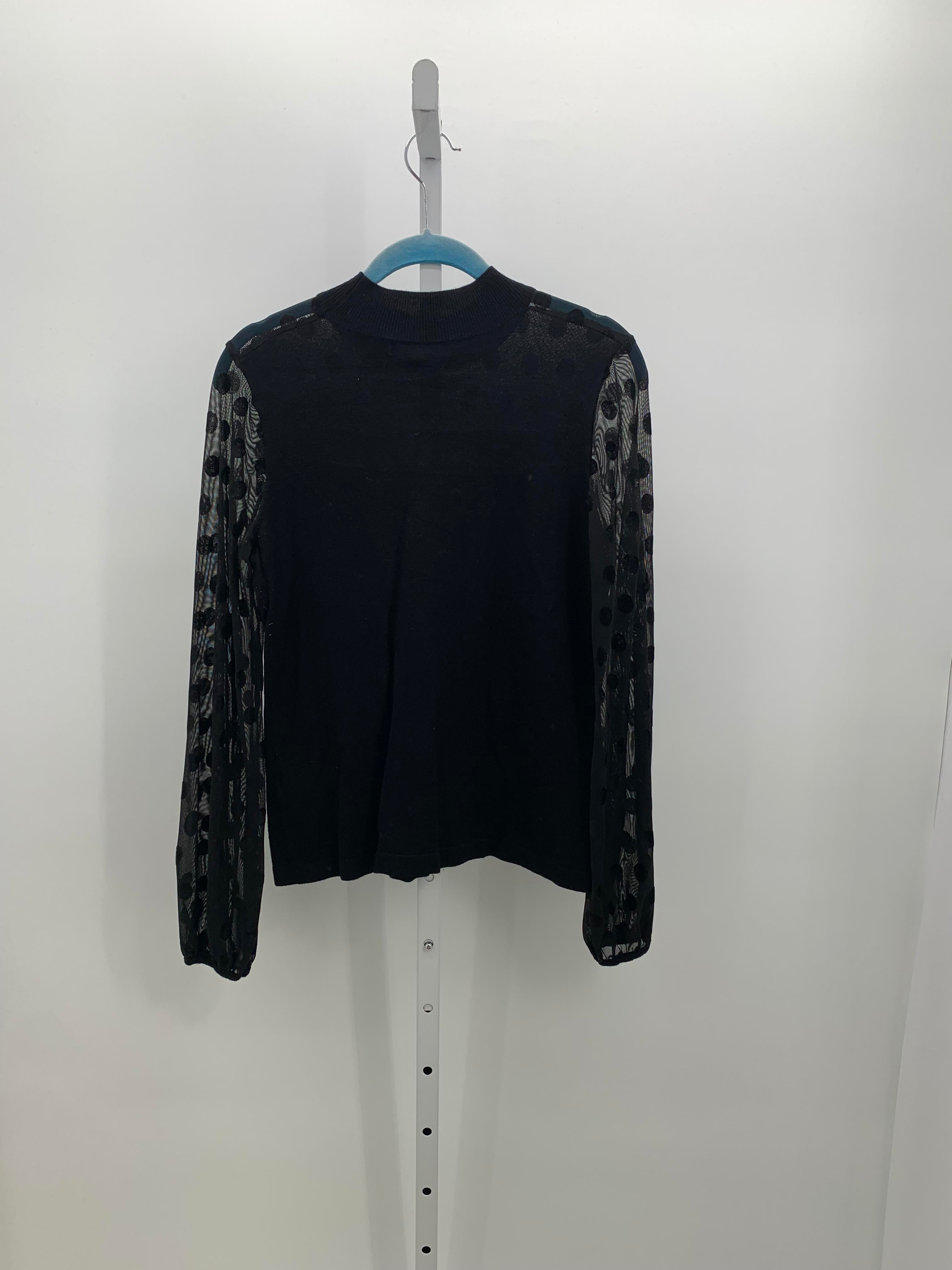 August Silk Size Small Misses Long Slv Sweater