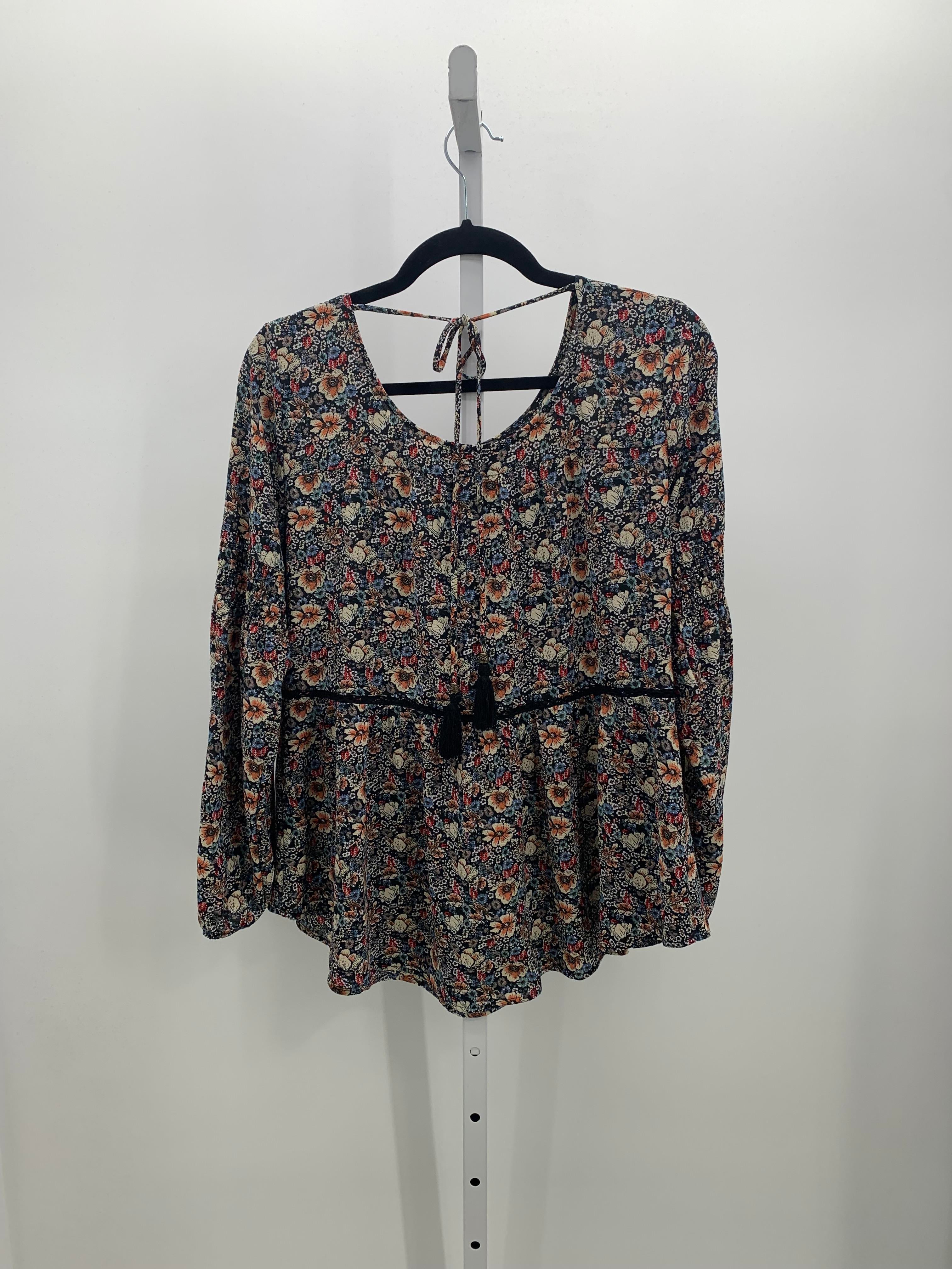 Knox Rose Size Medium Misses Long Sleeve Shirt