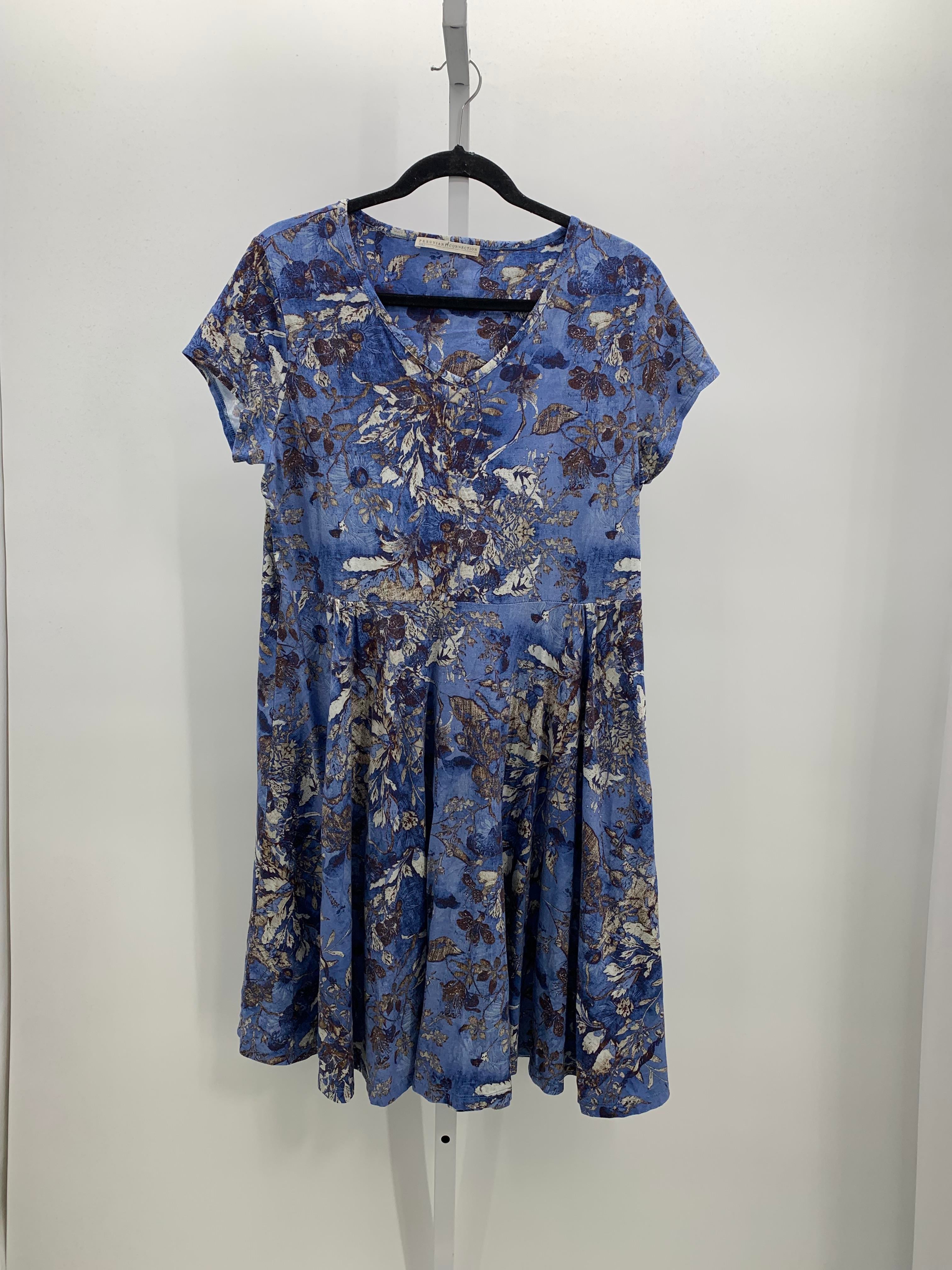 Size Large Misses Short Sleeve Dress