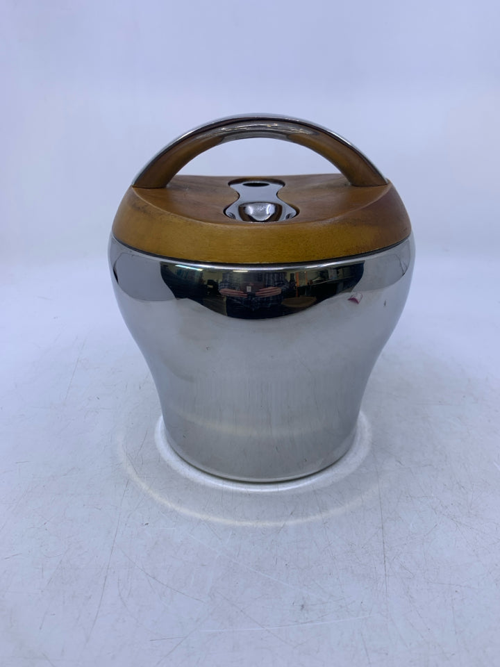 NAMBE COFFEE CANISTER W/ SCOOP ACACIA WOOD.