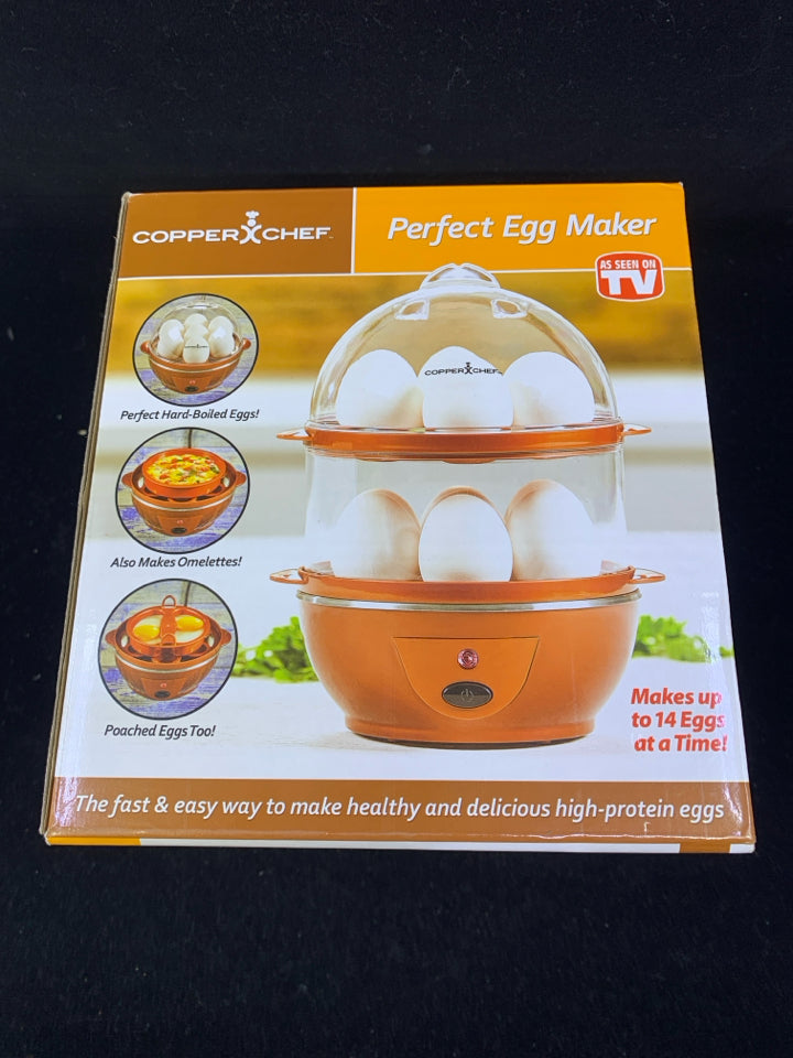 NIB COPPER CHEF EGG MAKER.