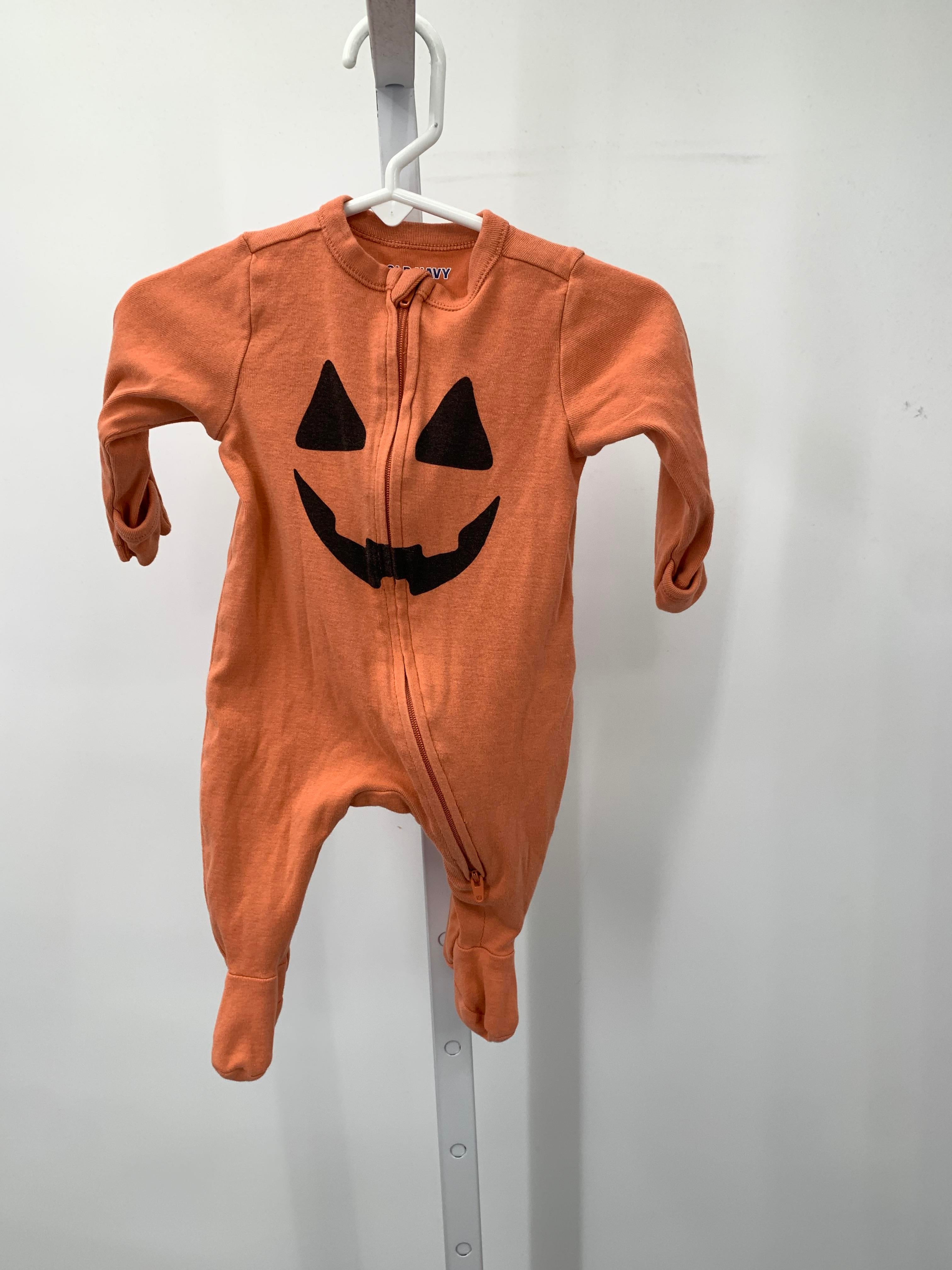 LONG SLV ROMPER JACK-O-LANTERN