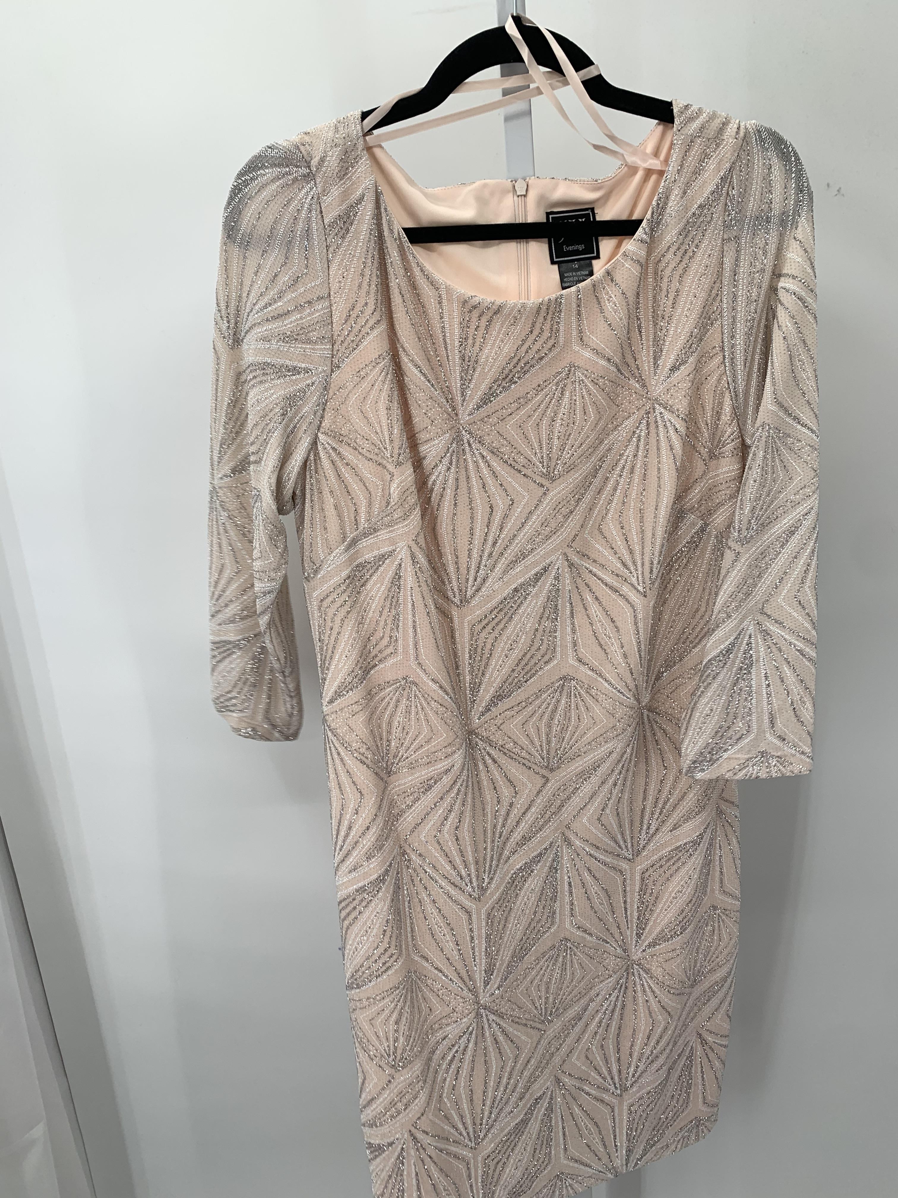 Size 14 Misses 3/4 Sleeve Dress
