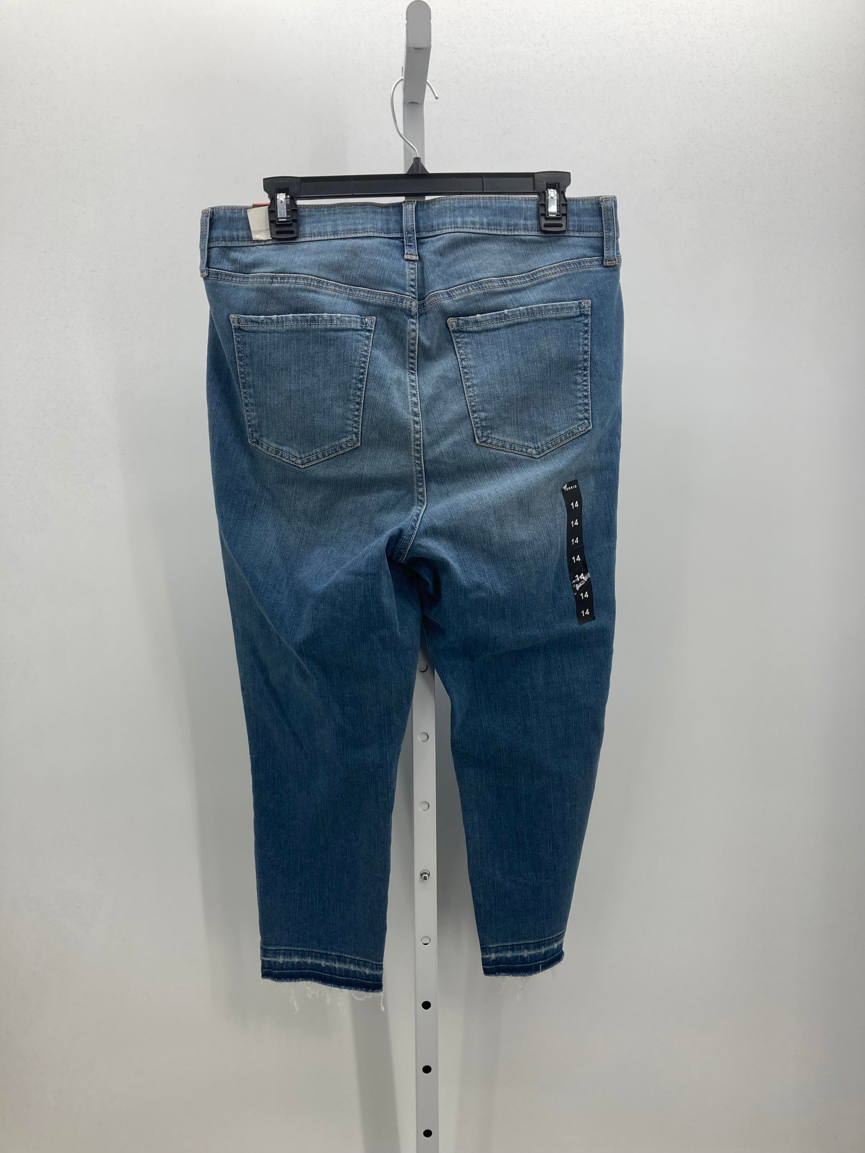 Torrid Size 14 Misses Cropped Jeans