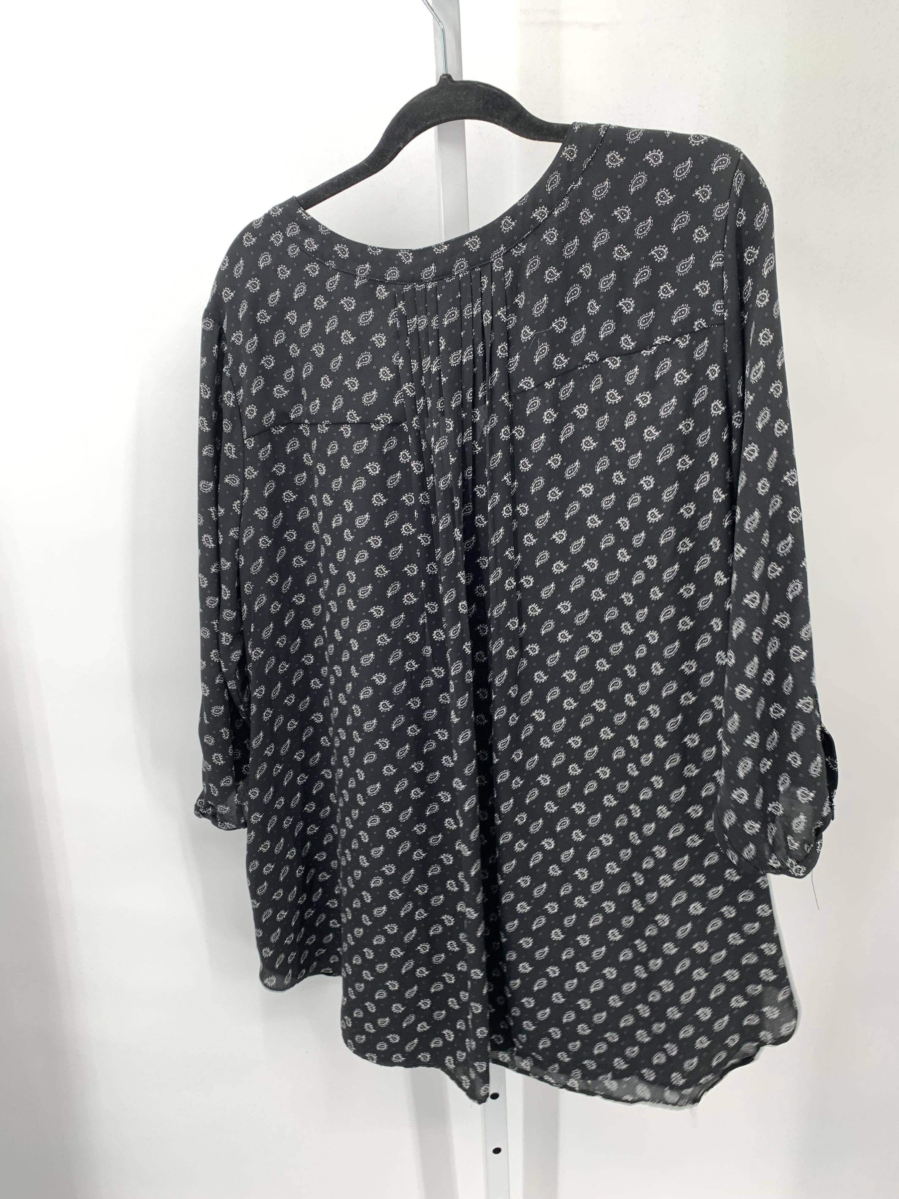 Premise Size 2X Womens 3/4 Sleeve Shirt