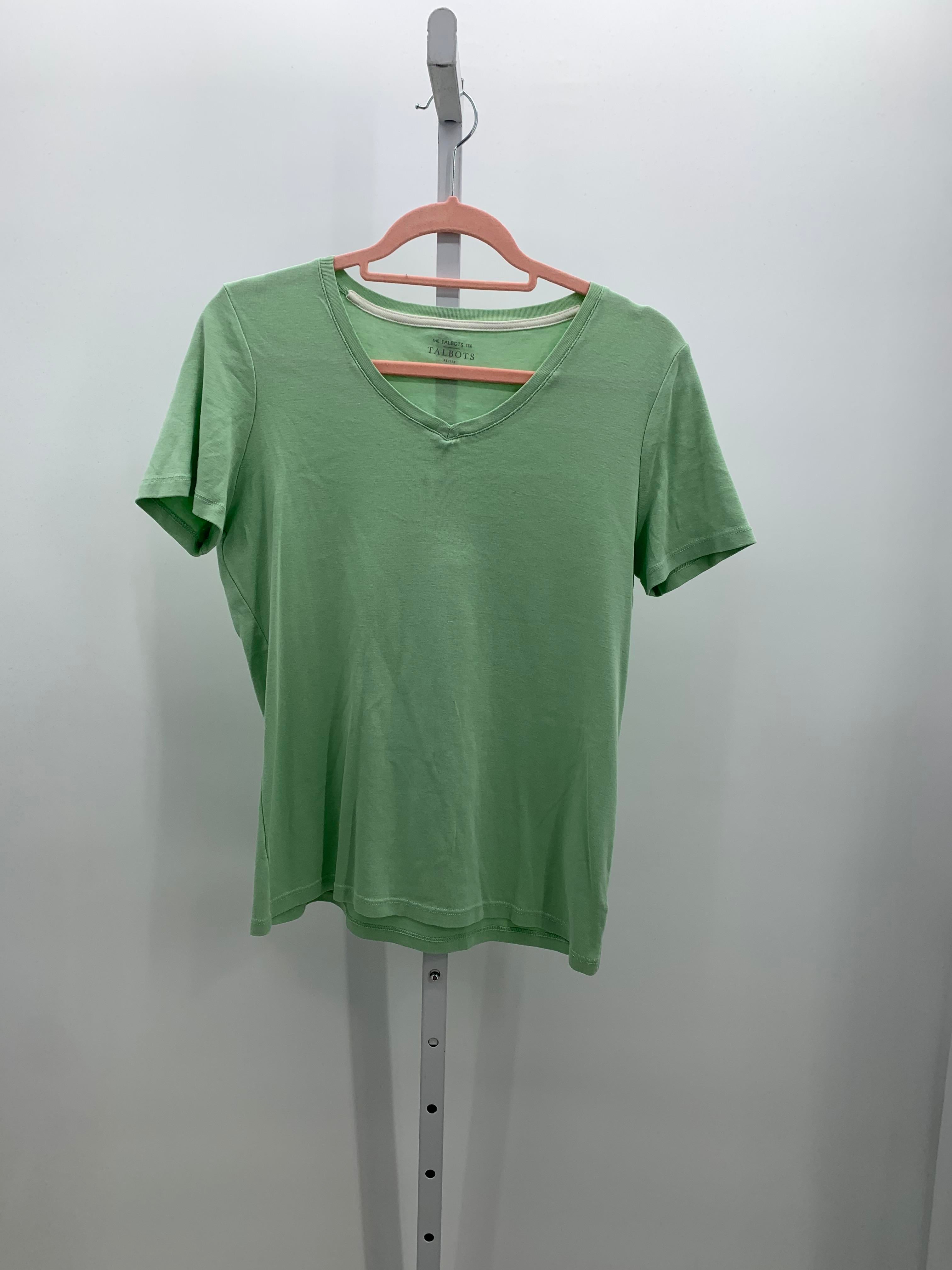 Talbots Size Large Petite Petite Short Sleeve Shirt