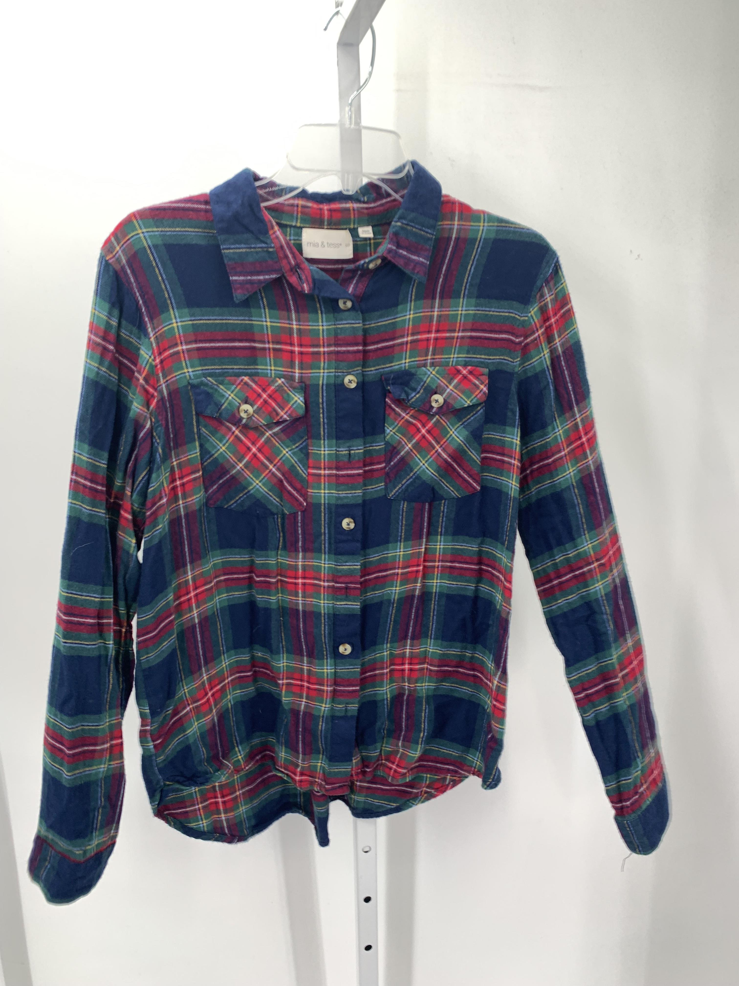 Mia & Tess Size Small Misses Long Sleeve Shirt