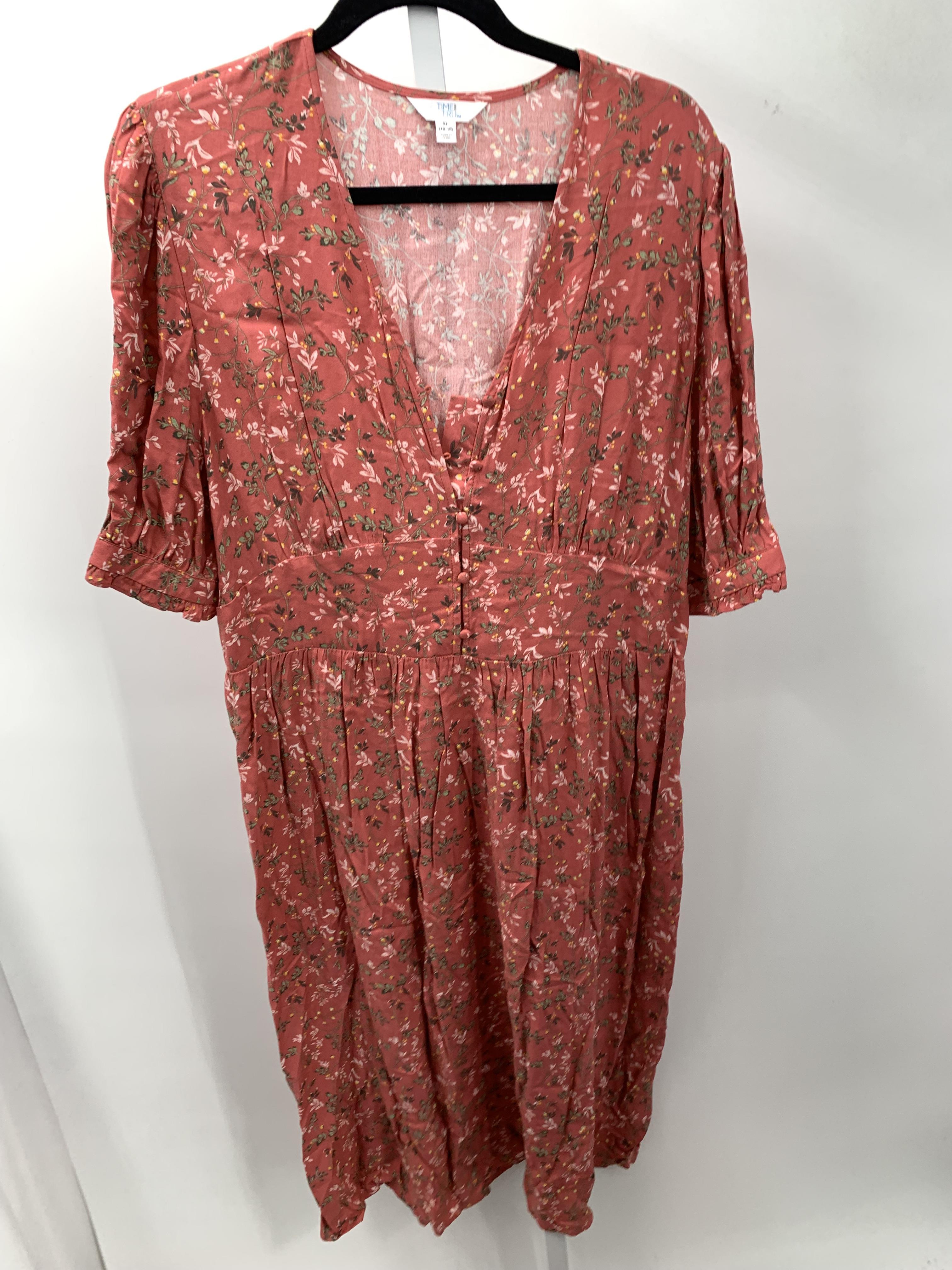 Time and Tru Size Extra Large Misses Short Sleeve Dress