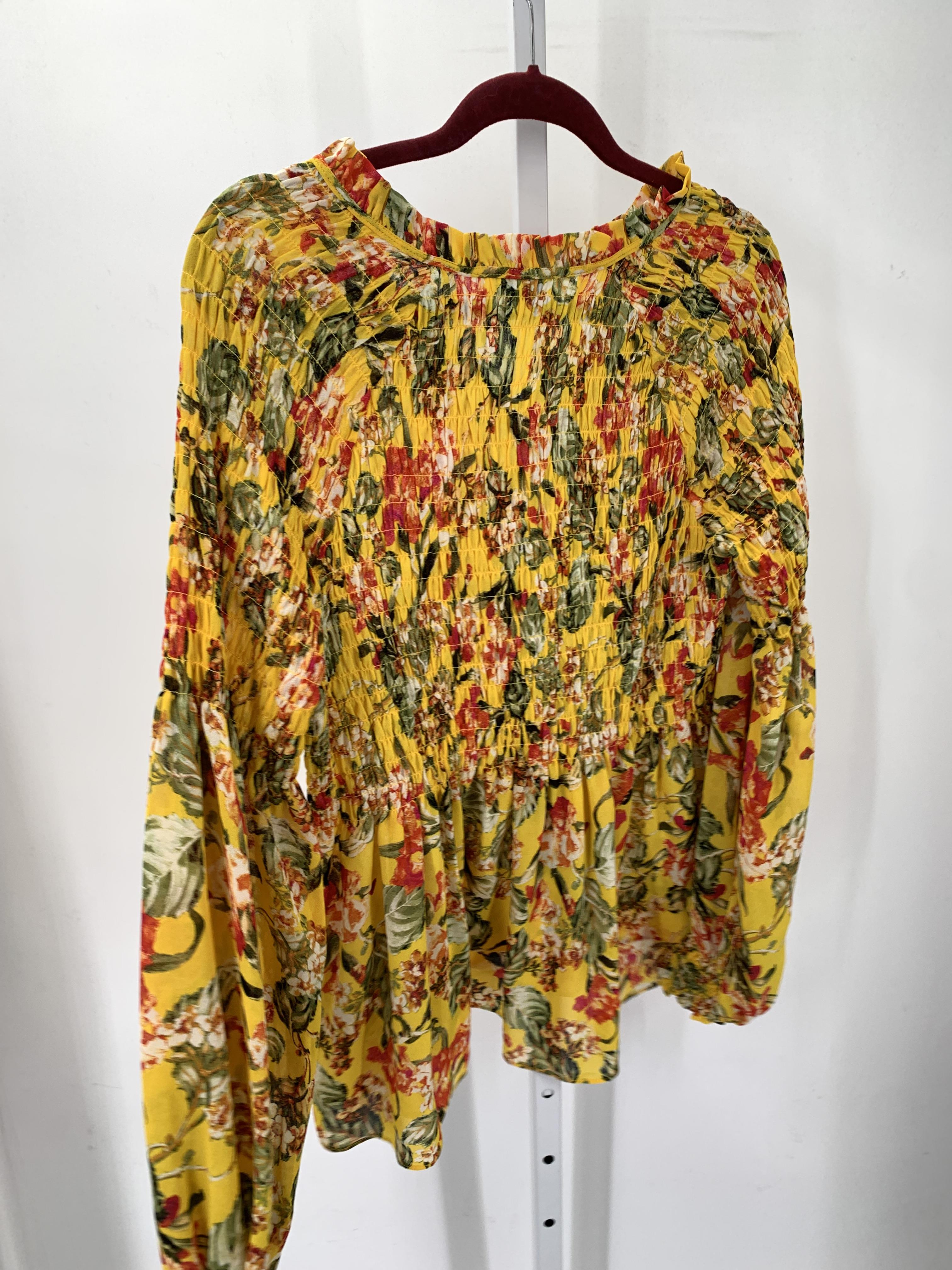 Rose & Olive Size Large Misses Long Sleeve Shirt