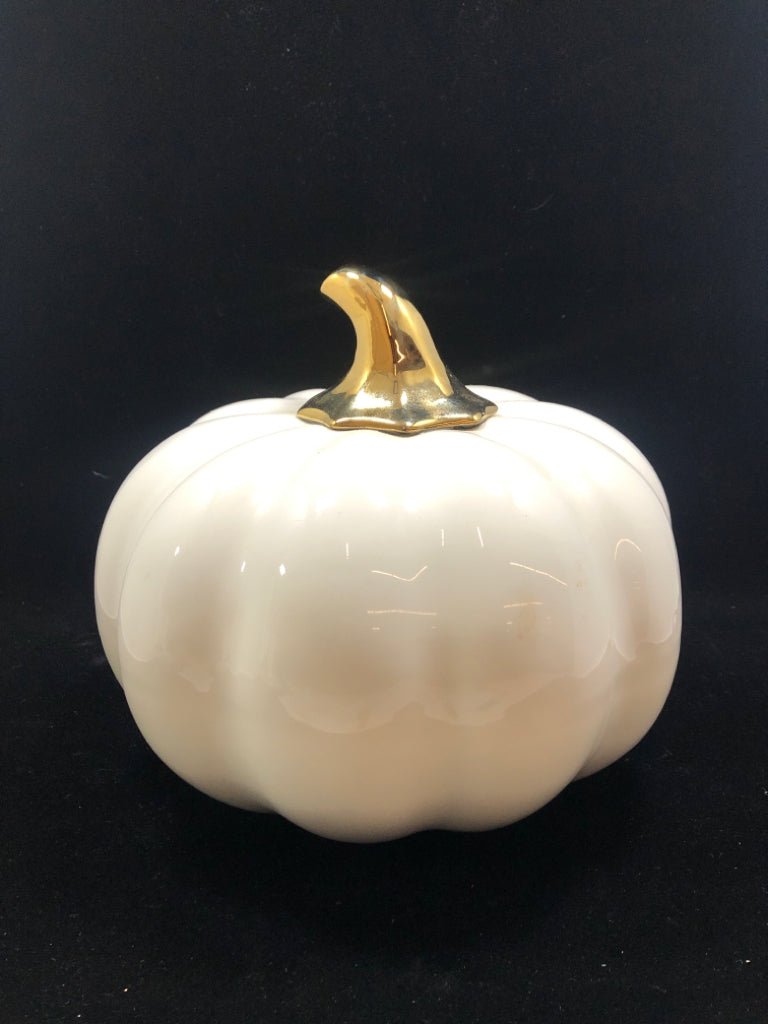 "BLESSED" CERAMIC PUMPKIN.