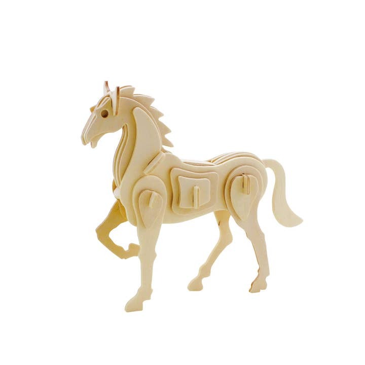 3D Wooden Puzzle - Horse