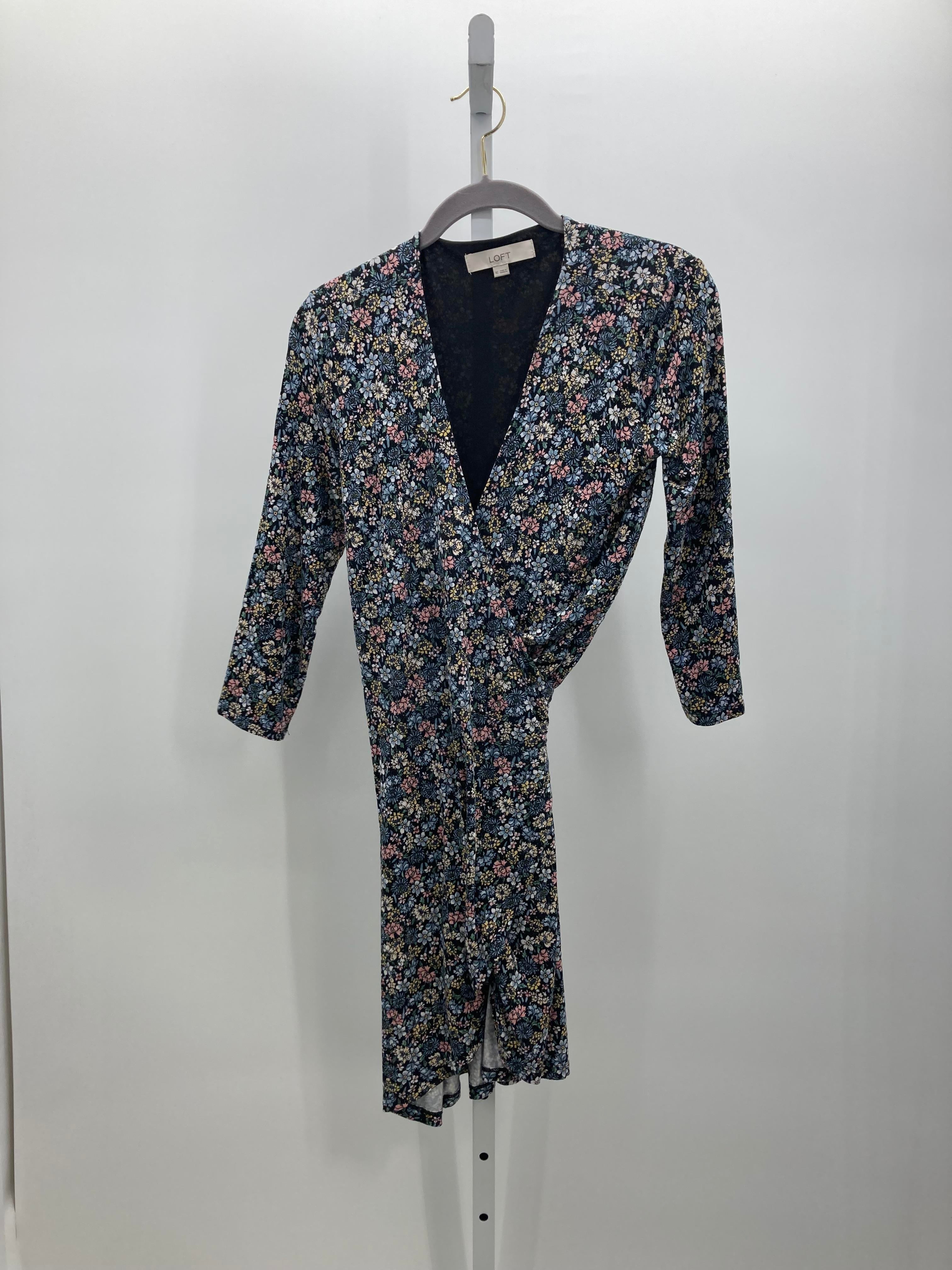 Loft Size X Small Misses 3/4 Sleeve Dress