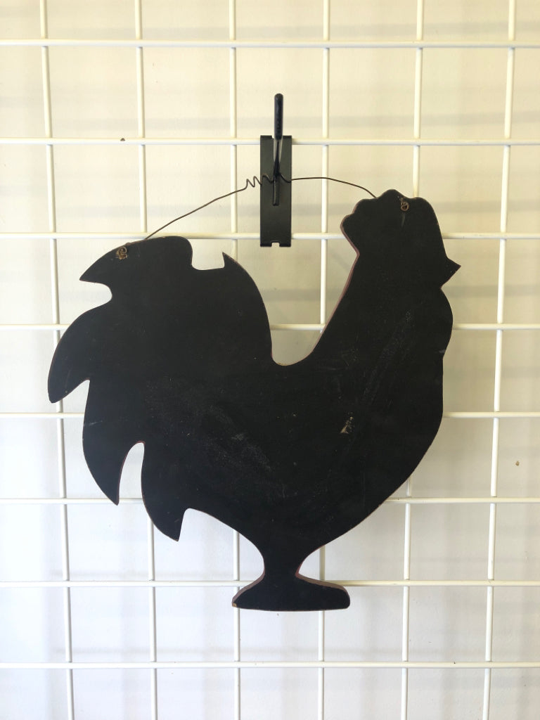 "WELCOME TO THE SIMPLE LIFE" ROOSTER WALL HANGING.