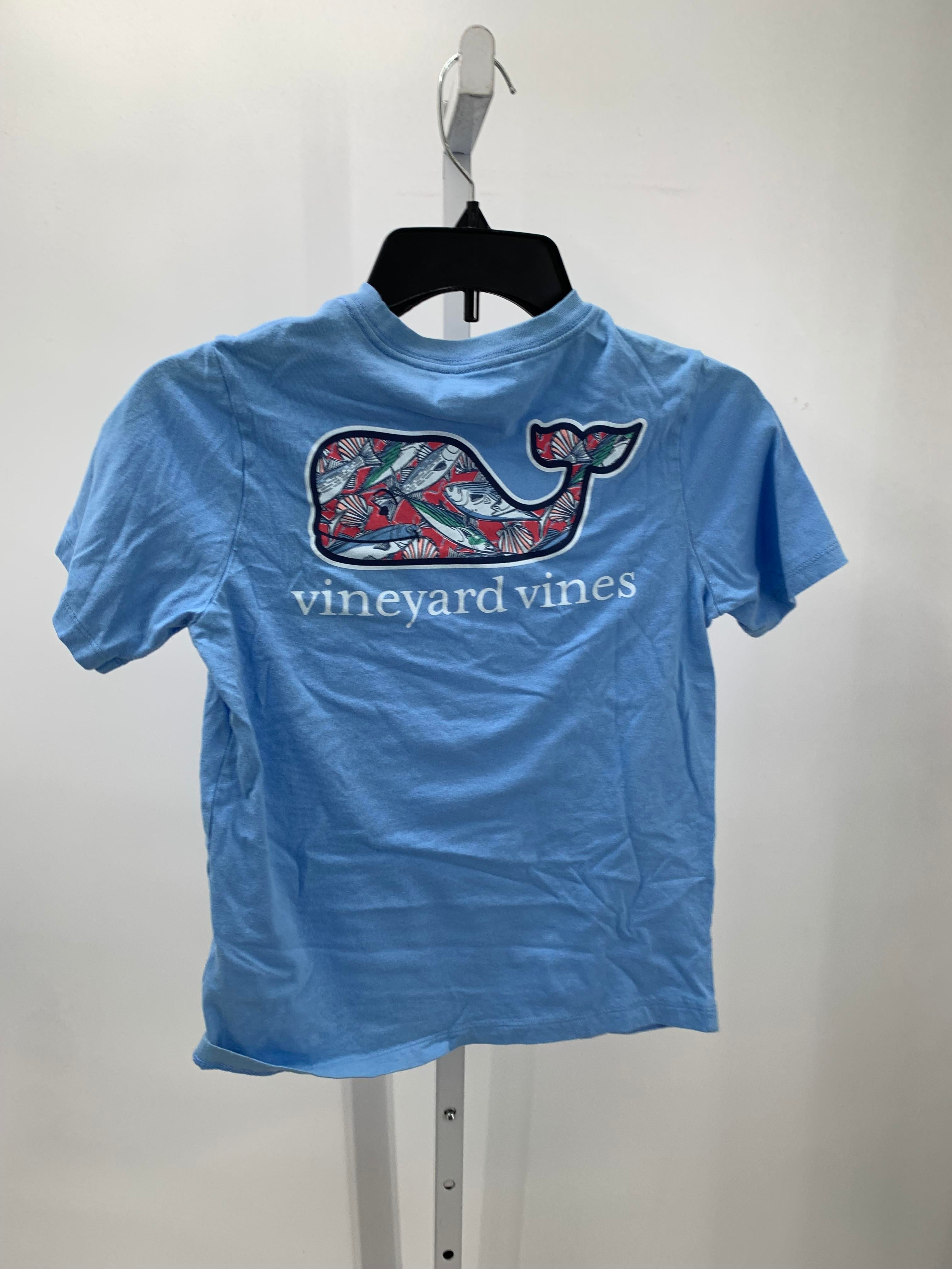 Vineyard Vines Size 8-10 Girls Short Sleeve Shirt