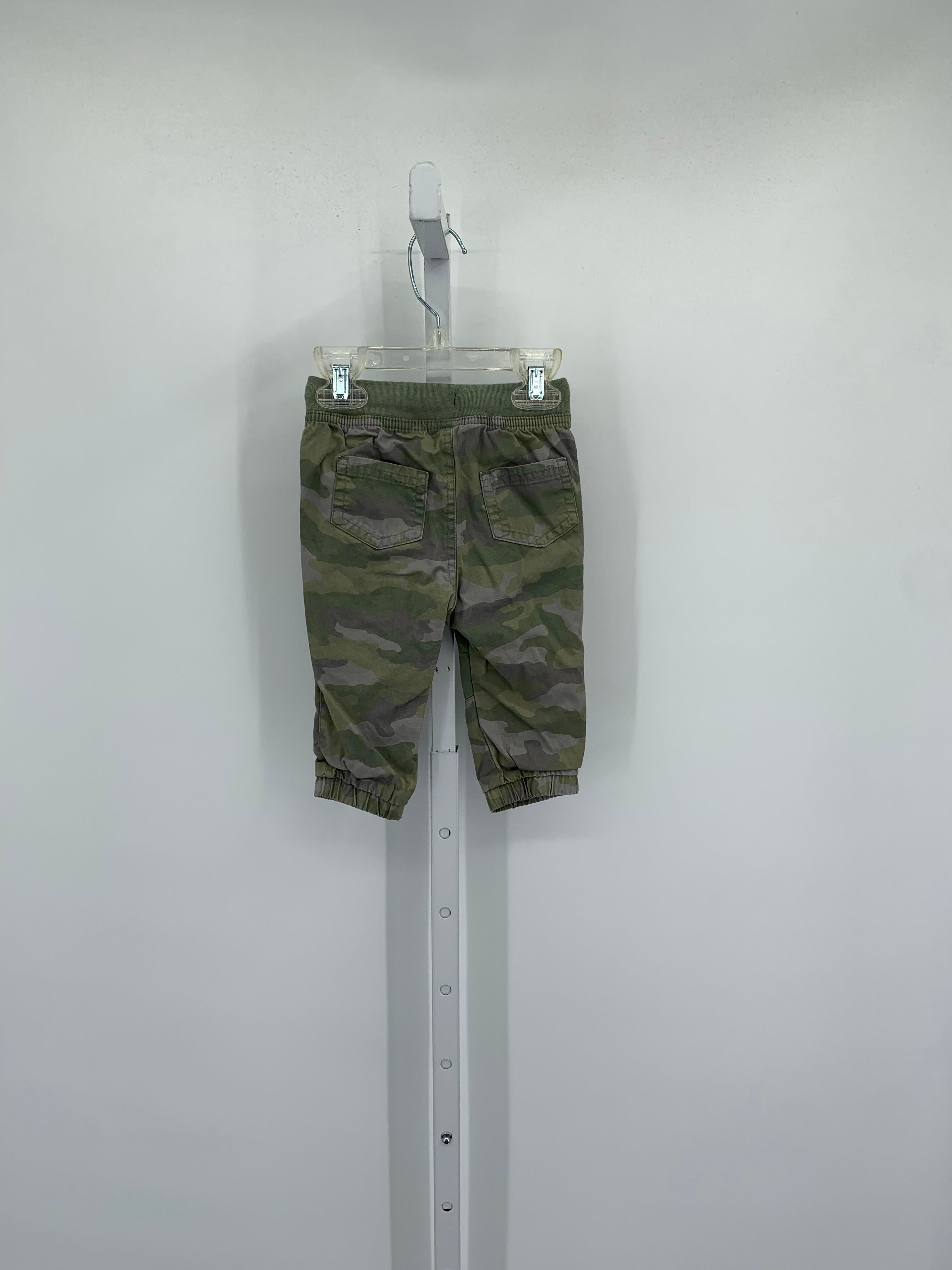 DRAWSTRING WAIST CAMO PANTS