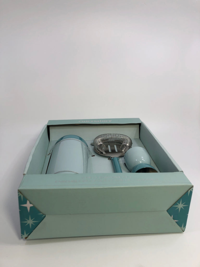 NIB 3PC BARWARE SET.