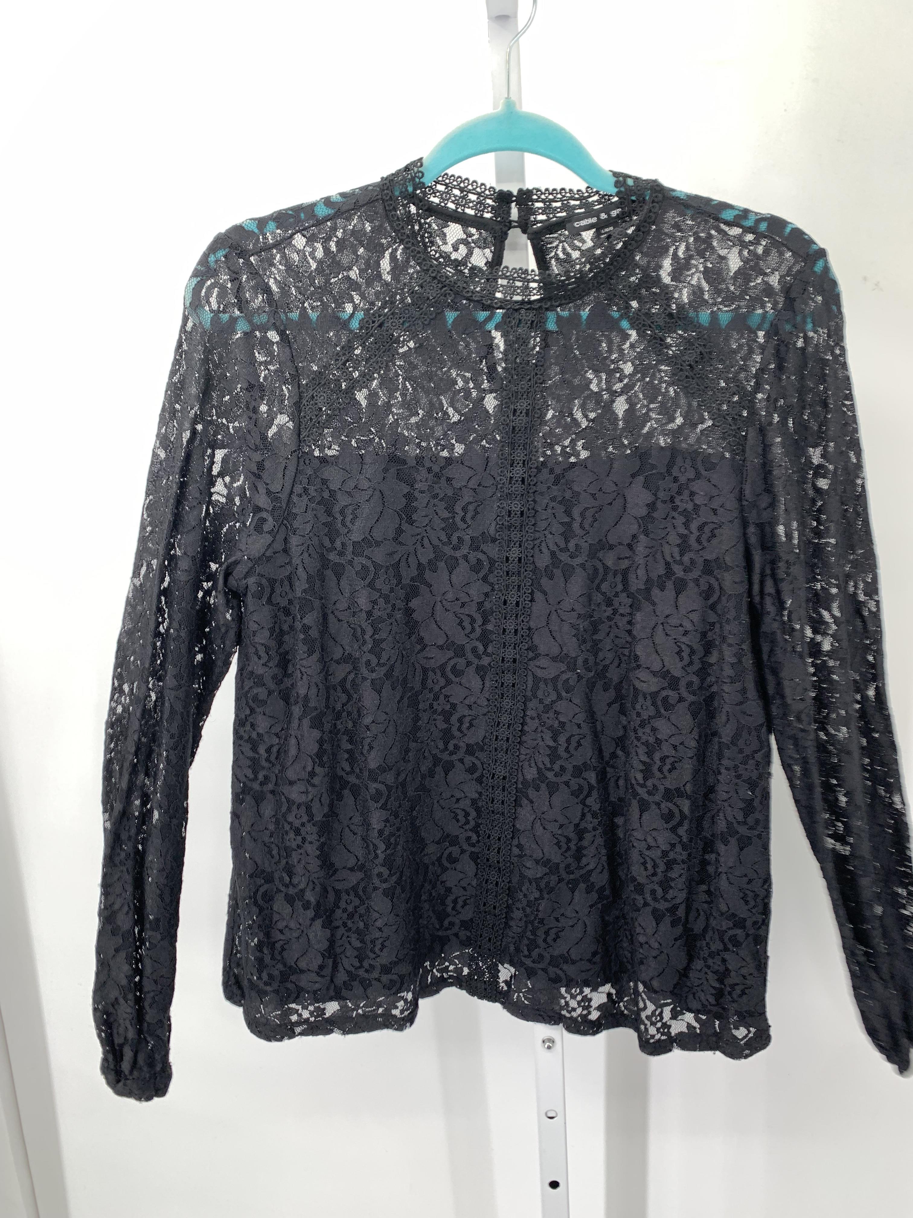 Cable & Gauge Size Large Misses Long Sleeve Shirt