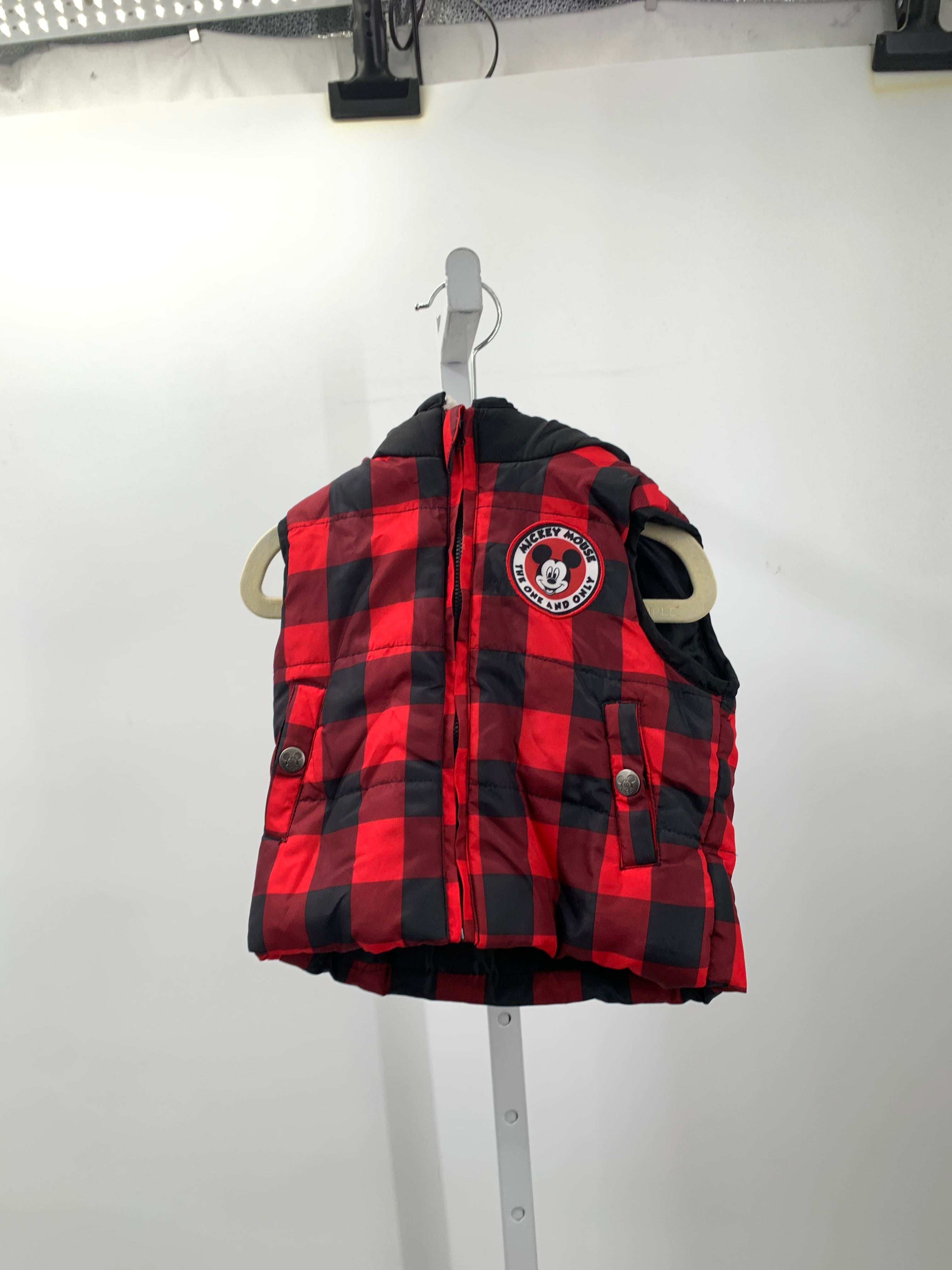 RED PLAID MICKEY MOUSE