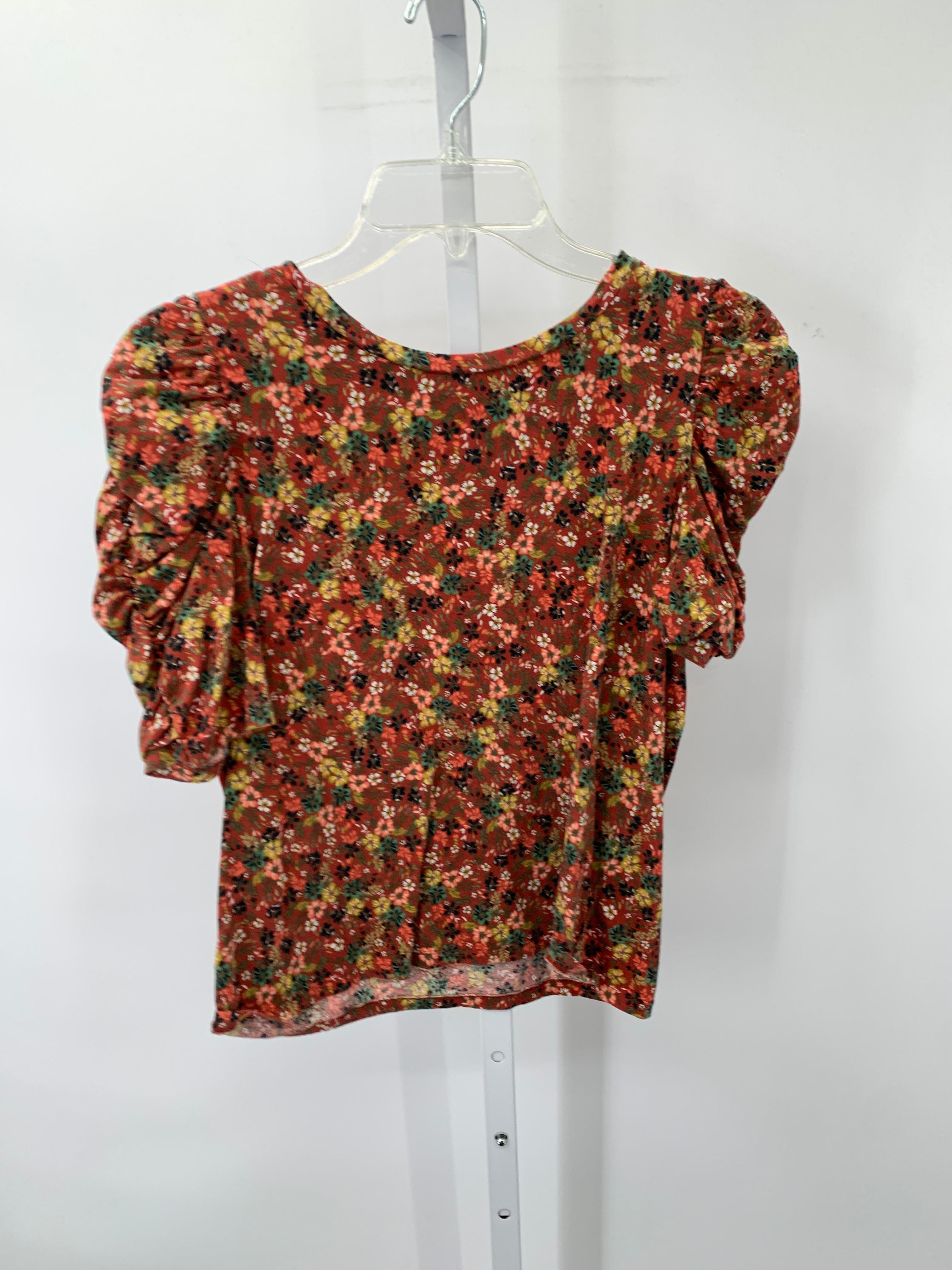 Loft Size X Small Misses Short Sleeve Shirt