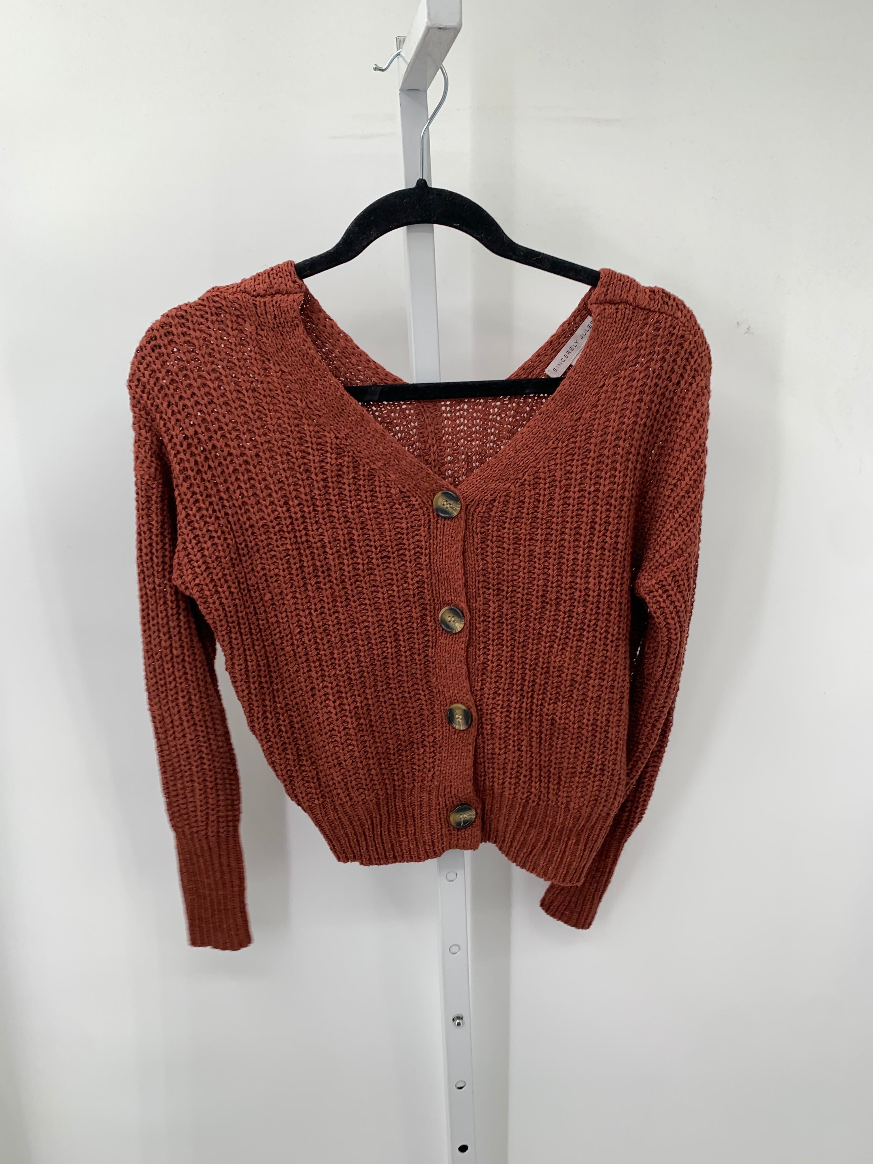 Size Small Juniors Long Sleeve Sweater