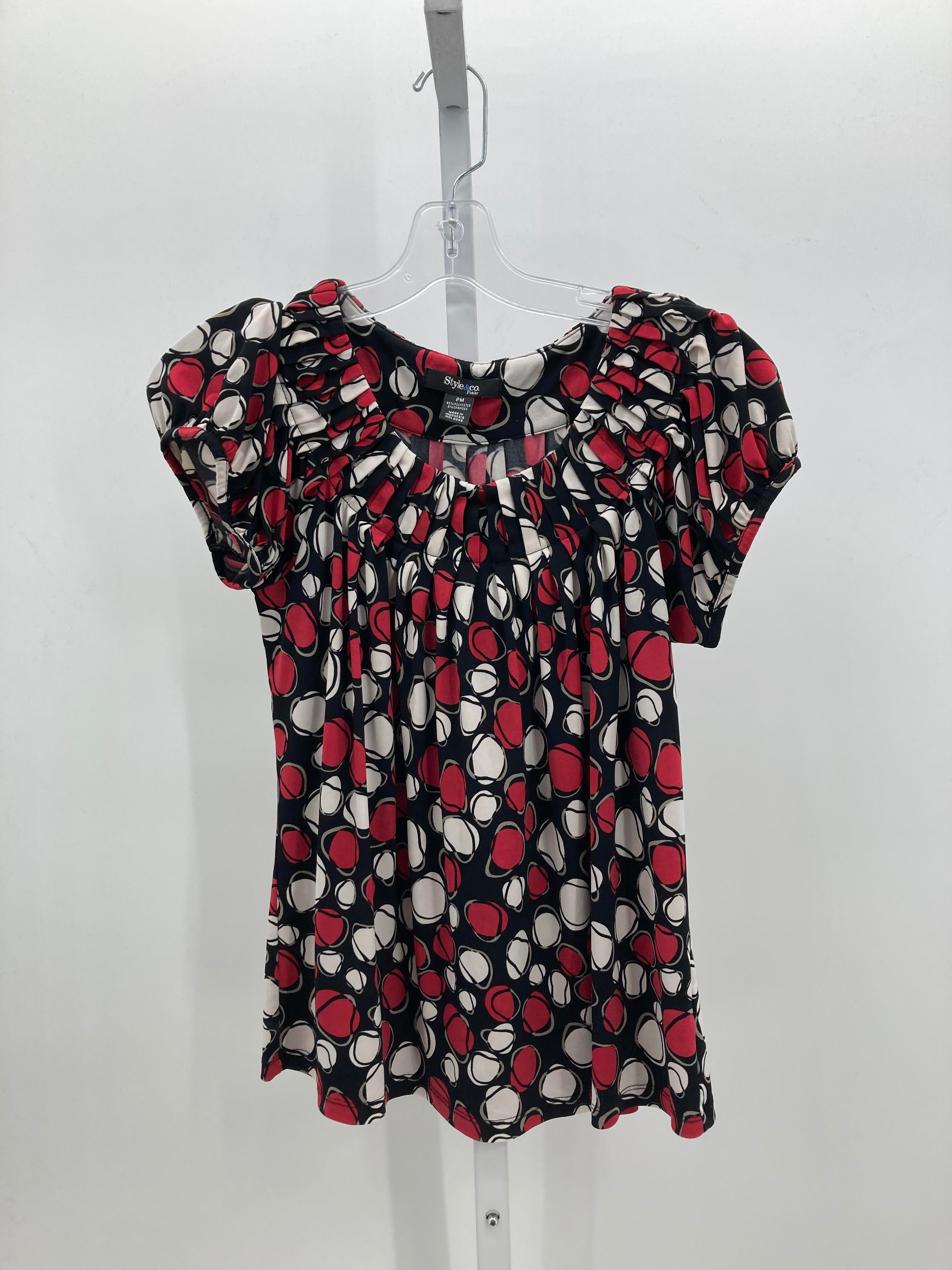 Style & Co. Size Medium Petite Petite Short Sleeve Shirt