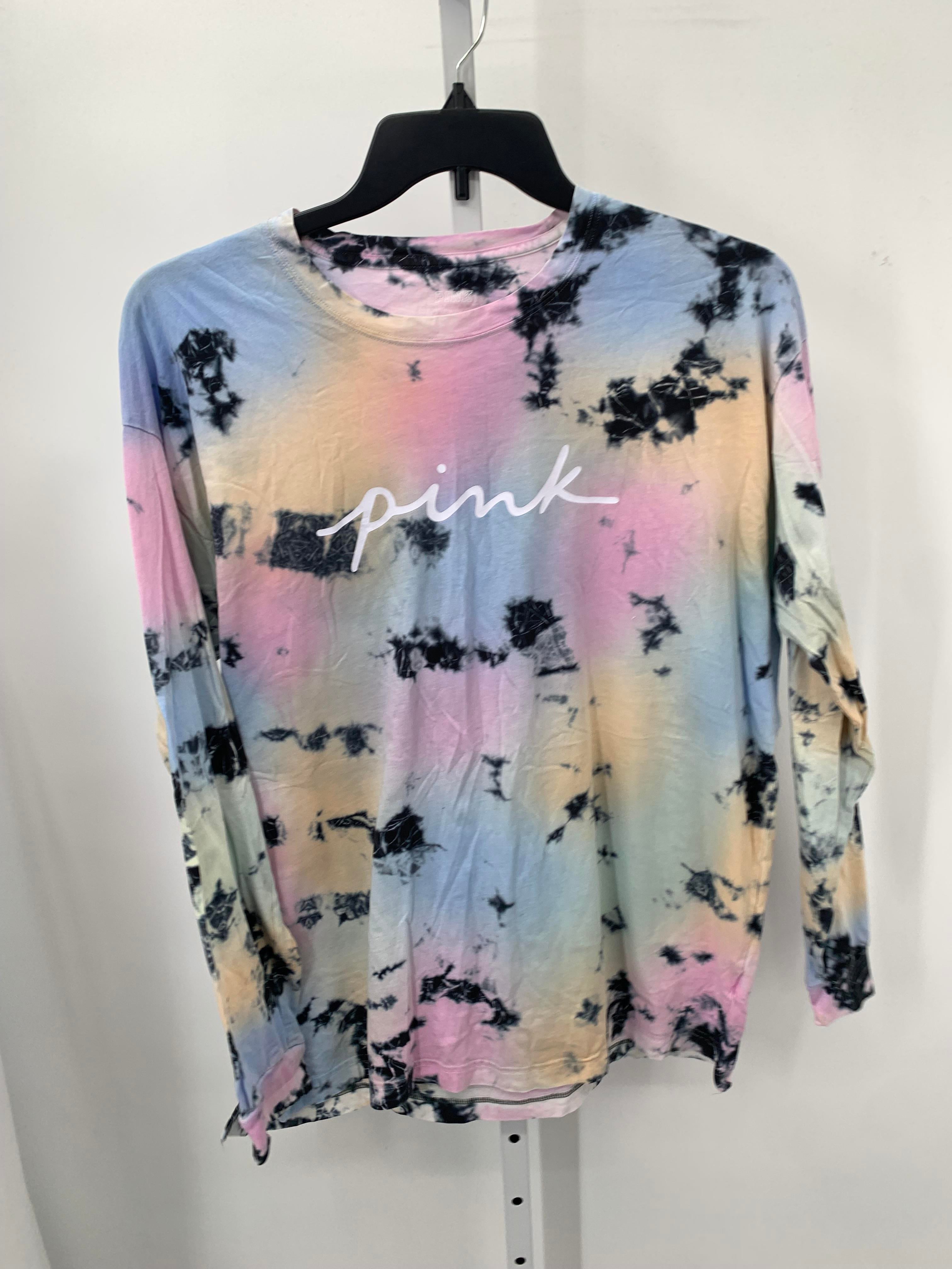PINK Size Extra Large Juniors Long Sleeve Shirt